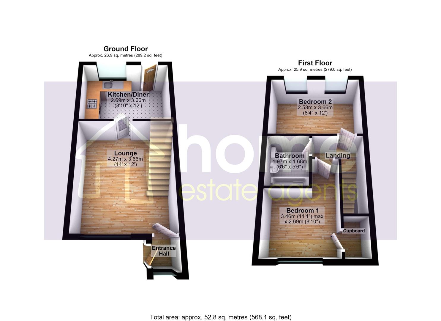 34, Wakefield Road, Stalybridge floorplan