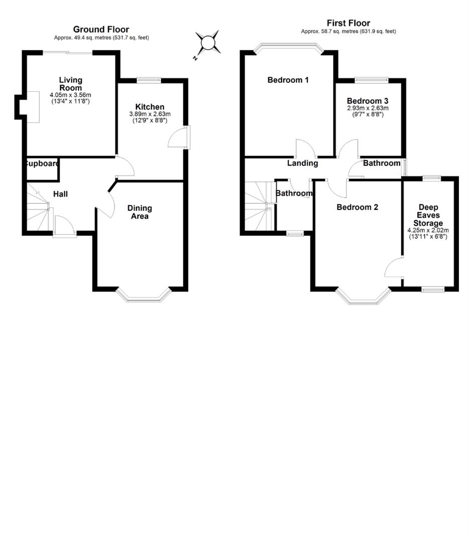 20, Overdale, Ashtead floorplan