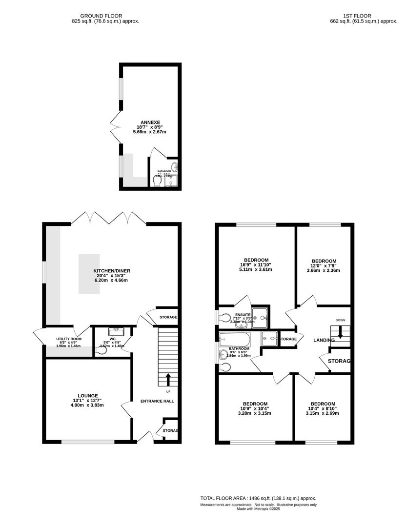 1, Church Crescent, Brentwood floorplan