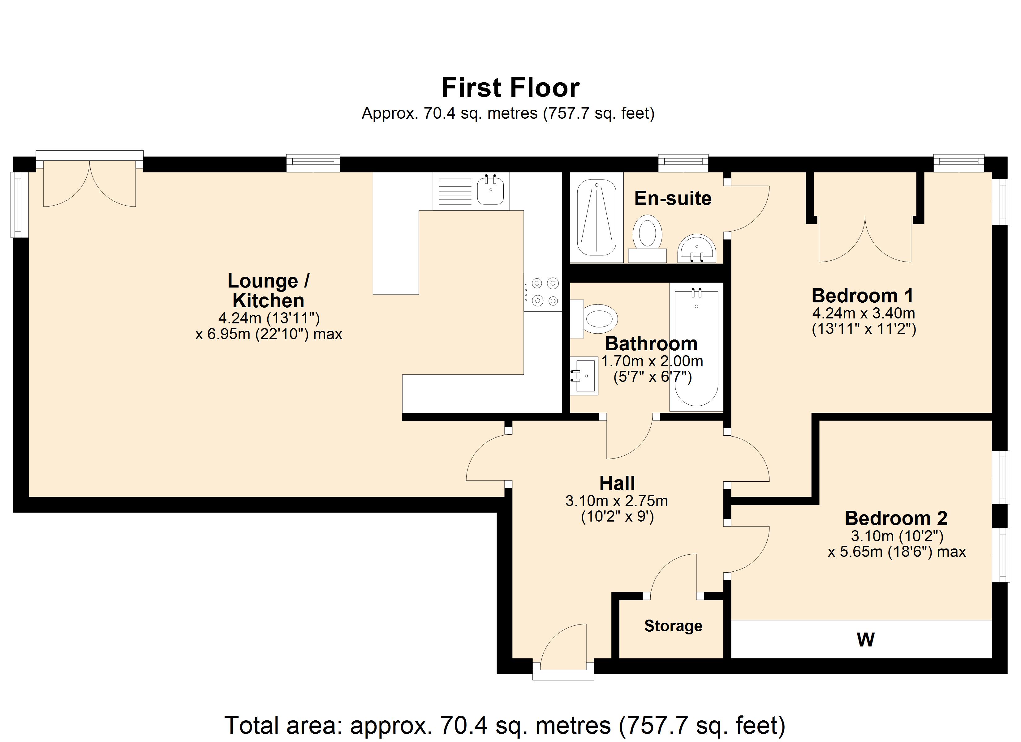 33, Elmfield Square, Newcastle upon Tyne floorplan