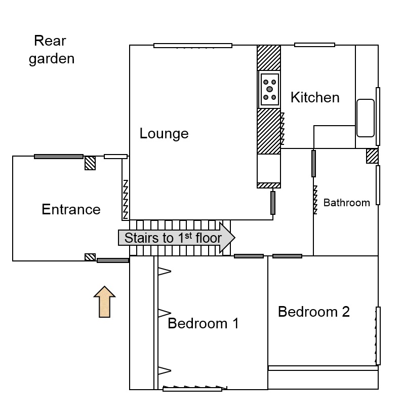 2 Bedrooms Maisonette to rent in Rose Lane, Romford RM6