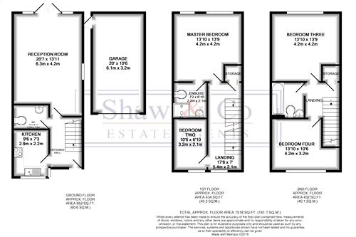 4 Bedrooms Town house for sale in Hunting Place, Hounslow, Greater London TW5