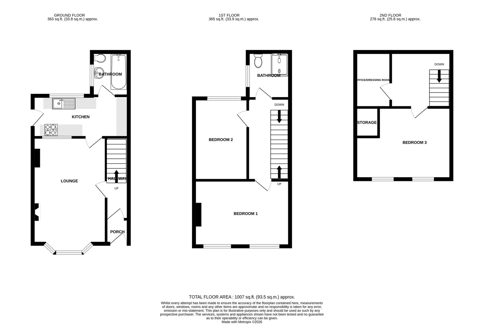 20, Upton Terrace, Swansea floorplan