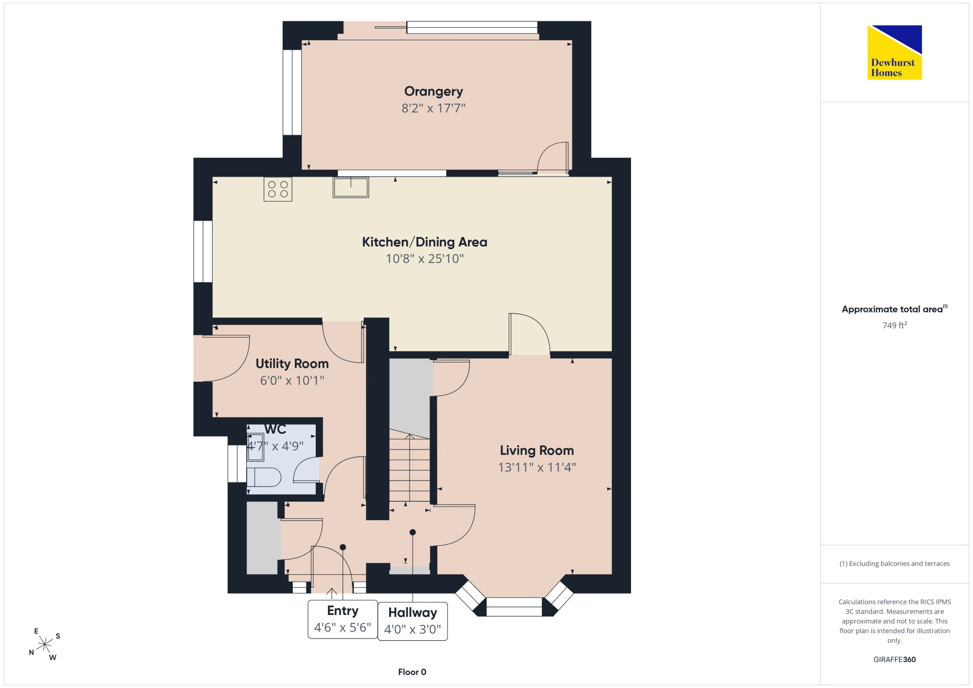81, Hacking Drive, Longridge floorplan