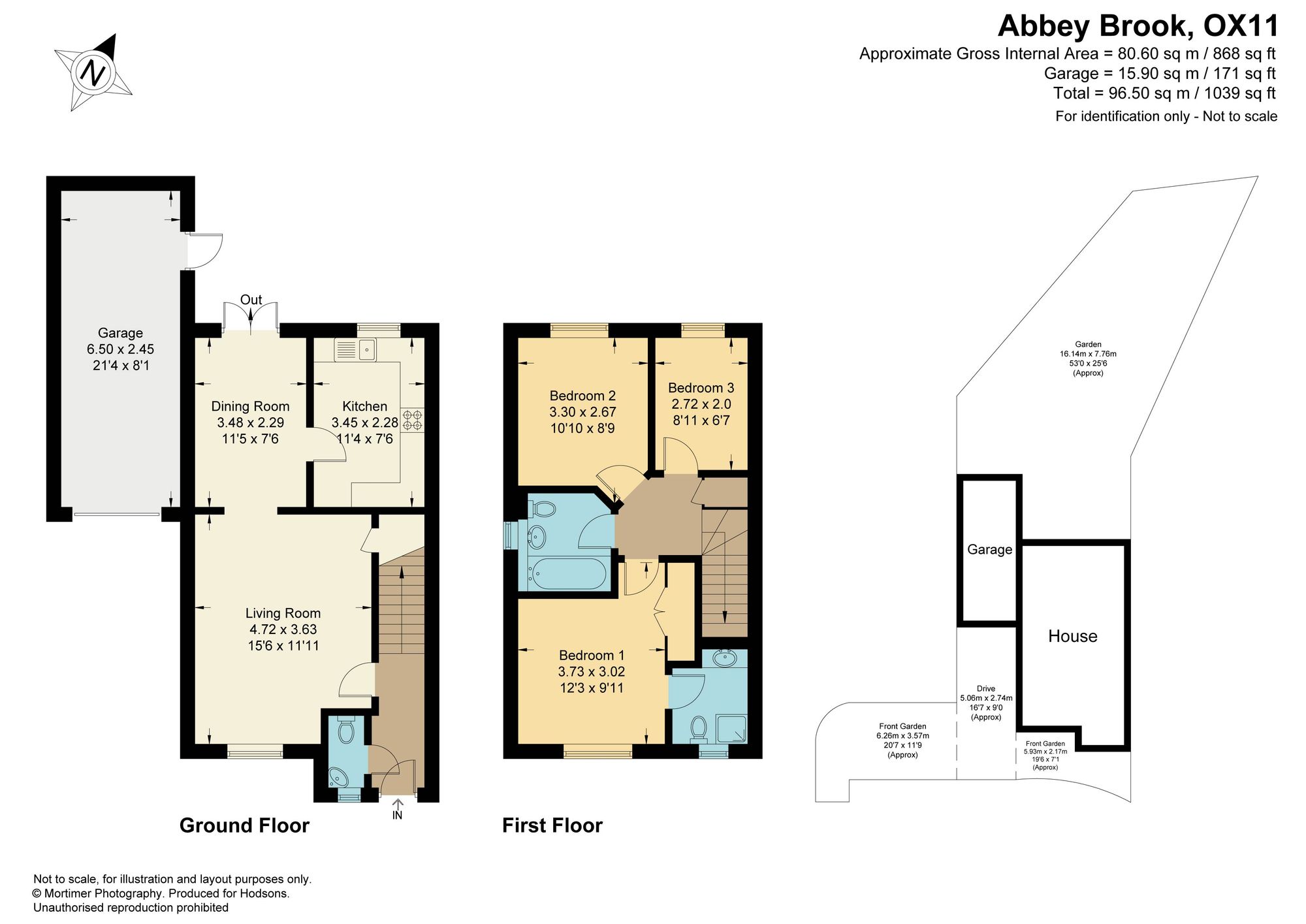 16 Abbey Brook, Didcot floorplan