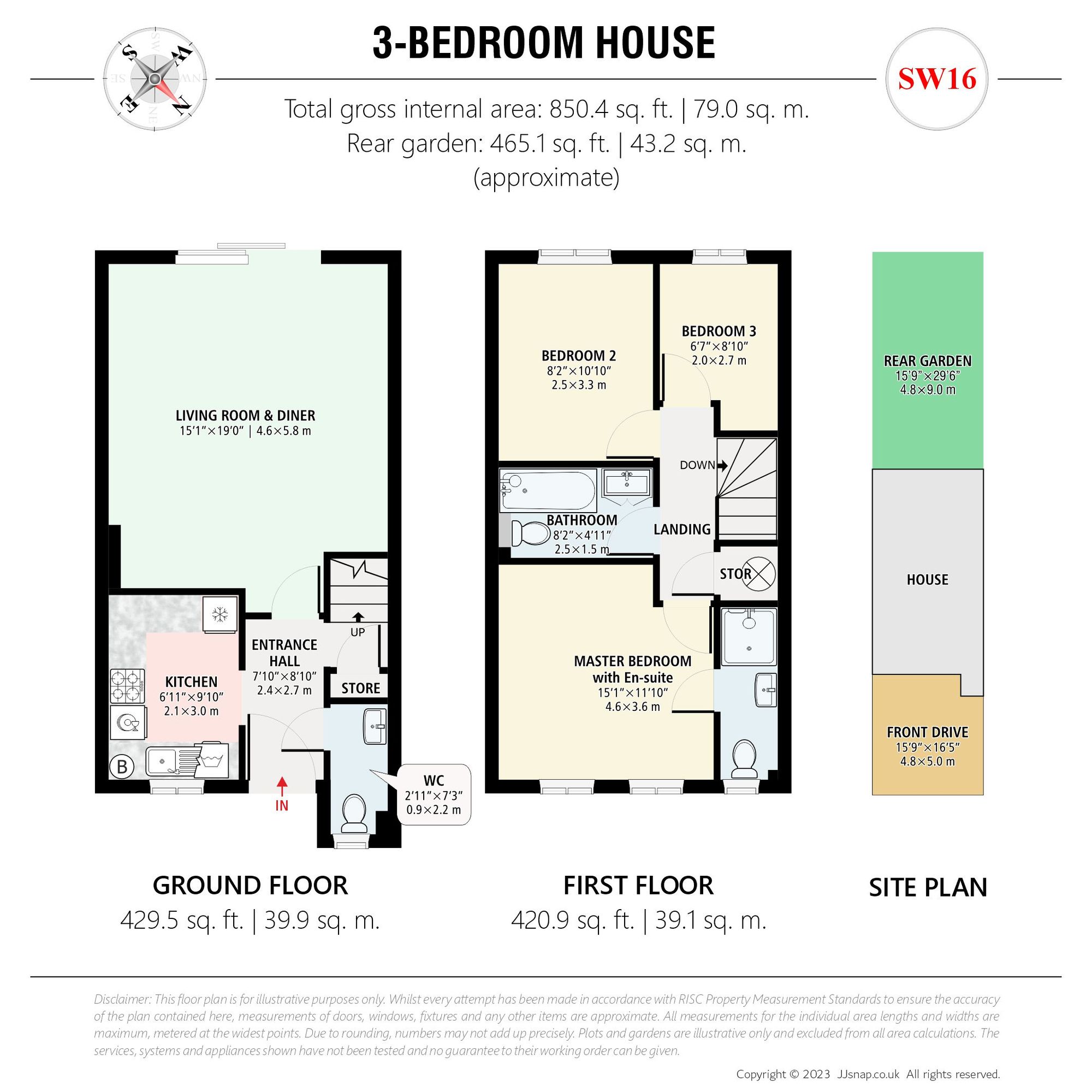 11 Woodgate Drive, London floorplan
