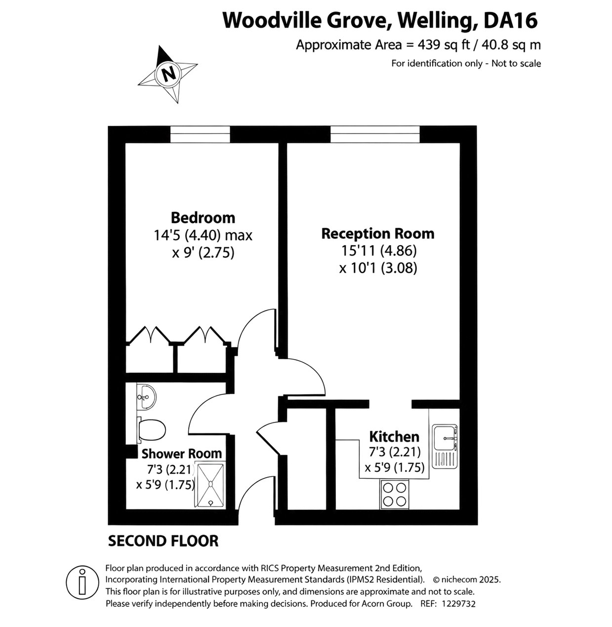12, Woodville Grove, Kent floorplan
