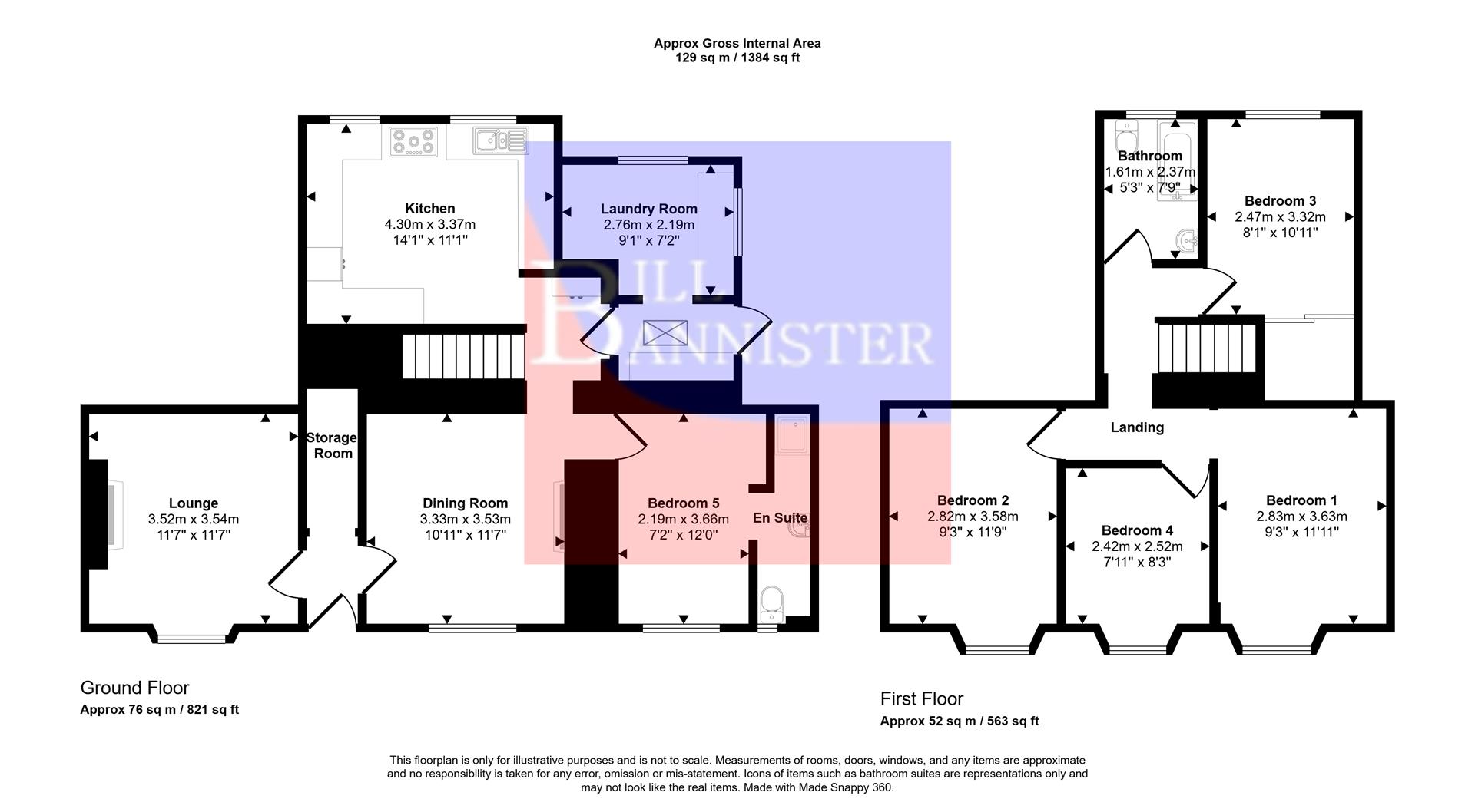 Lower Broad Lane, Redruth floorplan