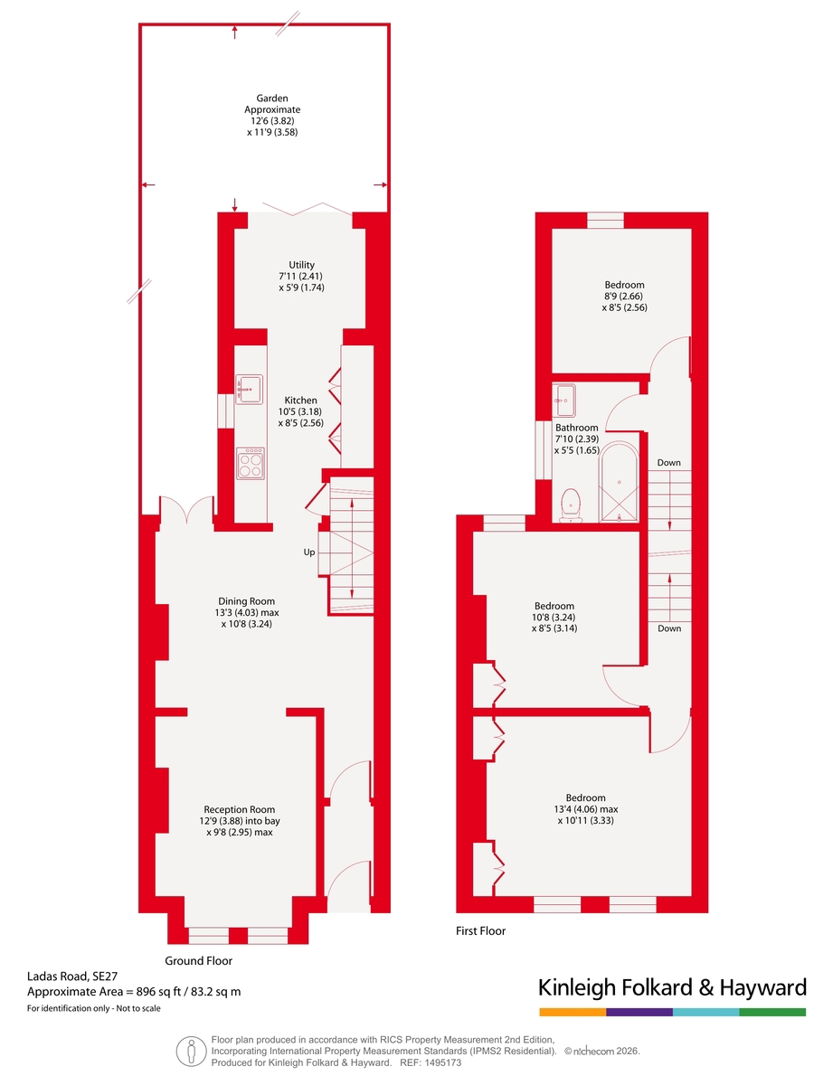 24, Ladas Road, London floorplan