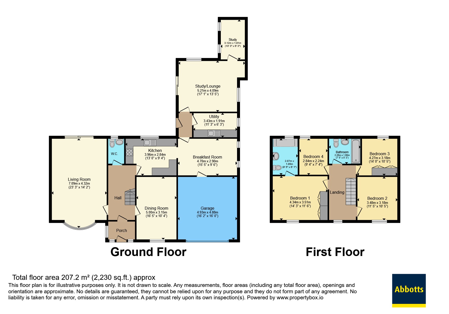 Guelder Rose,, The Street, Attleborough floorplan
