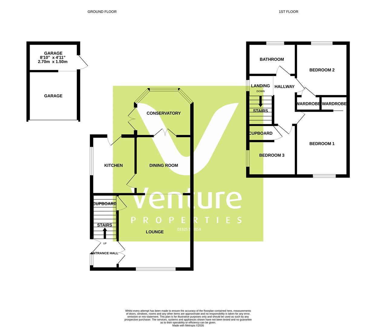 11, Moffat Close, Darlington floorplan