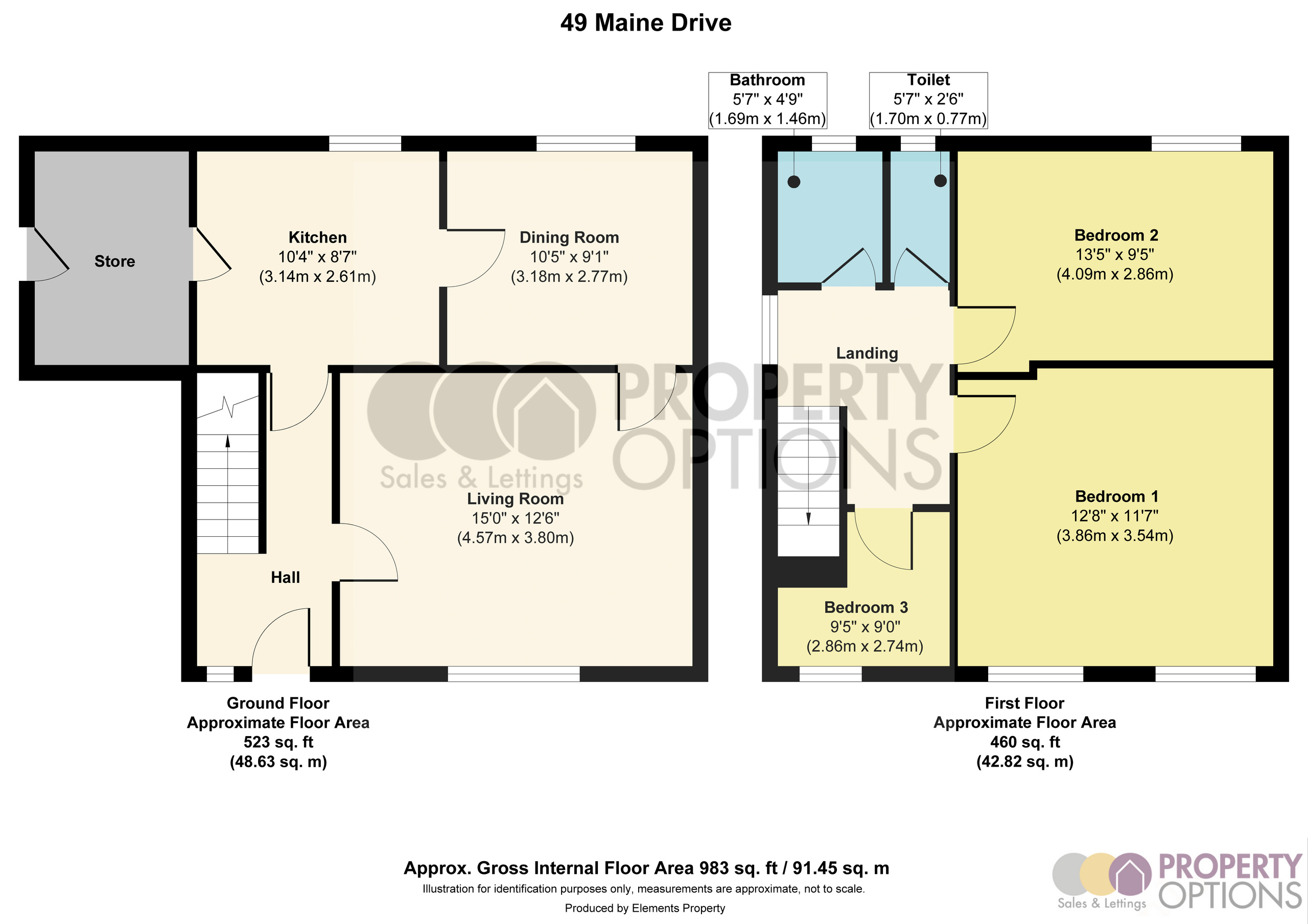 49 Maine Drive, Derby floorplan