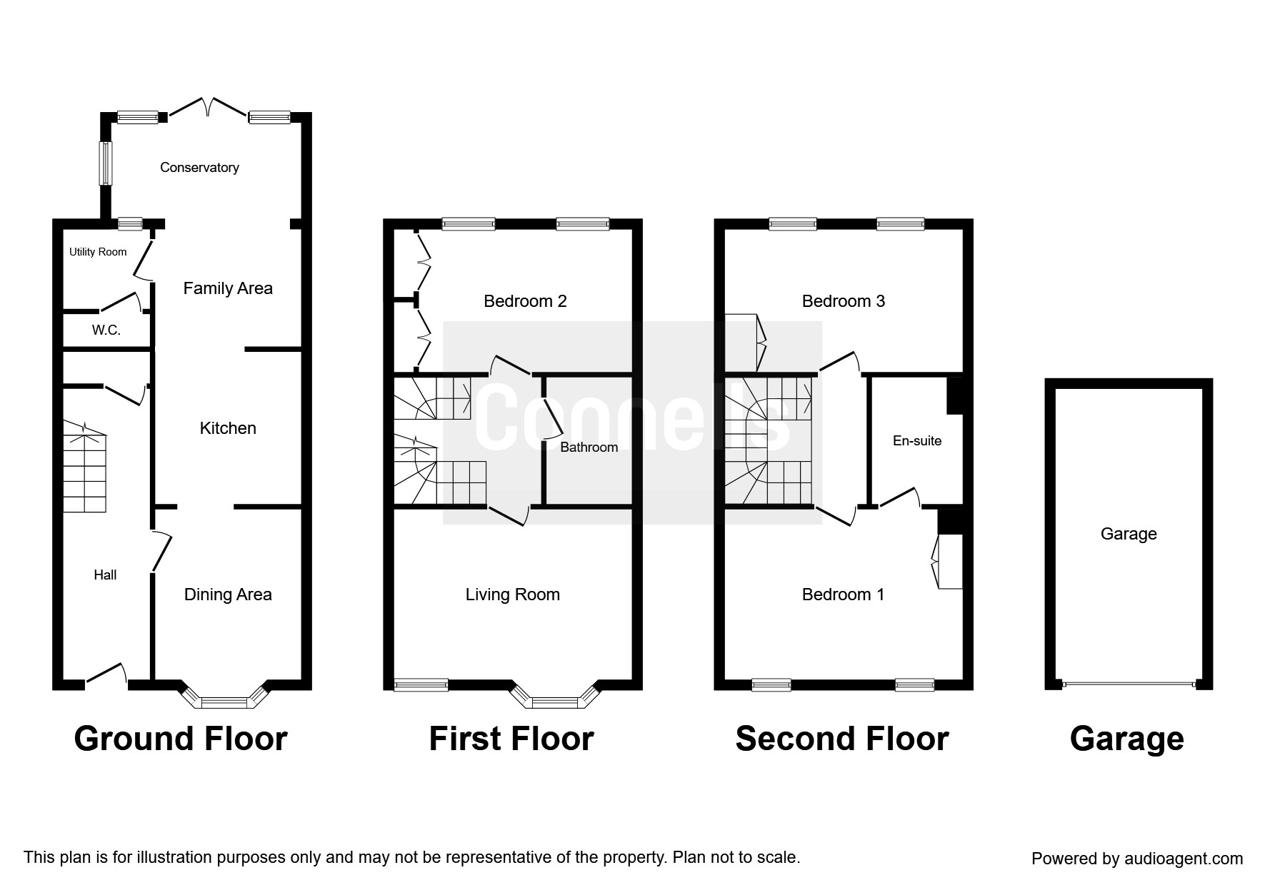 3 Bedrooms Town house for sale in Burge Crescent, Cotford St. Luke, Taunton TA4
