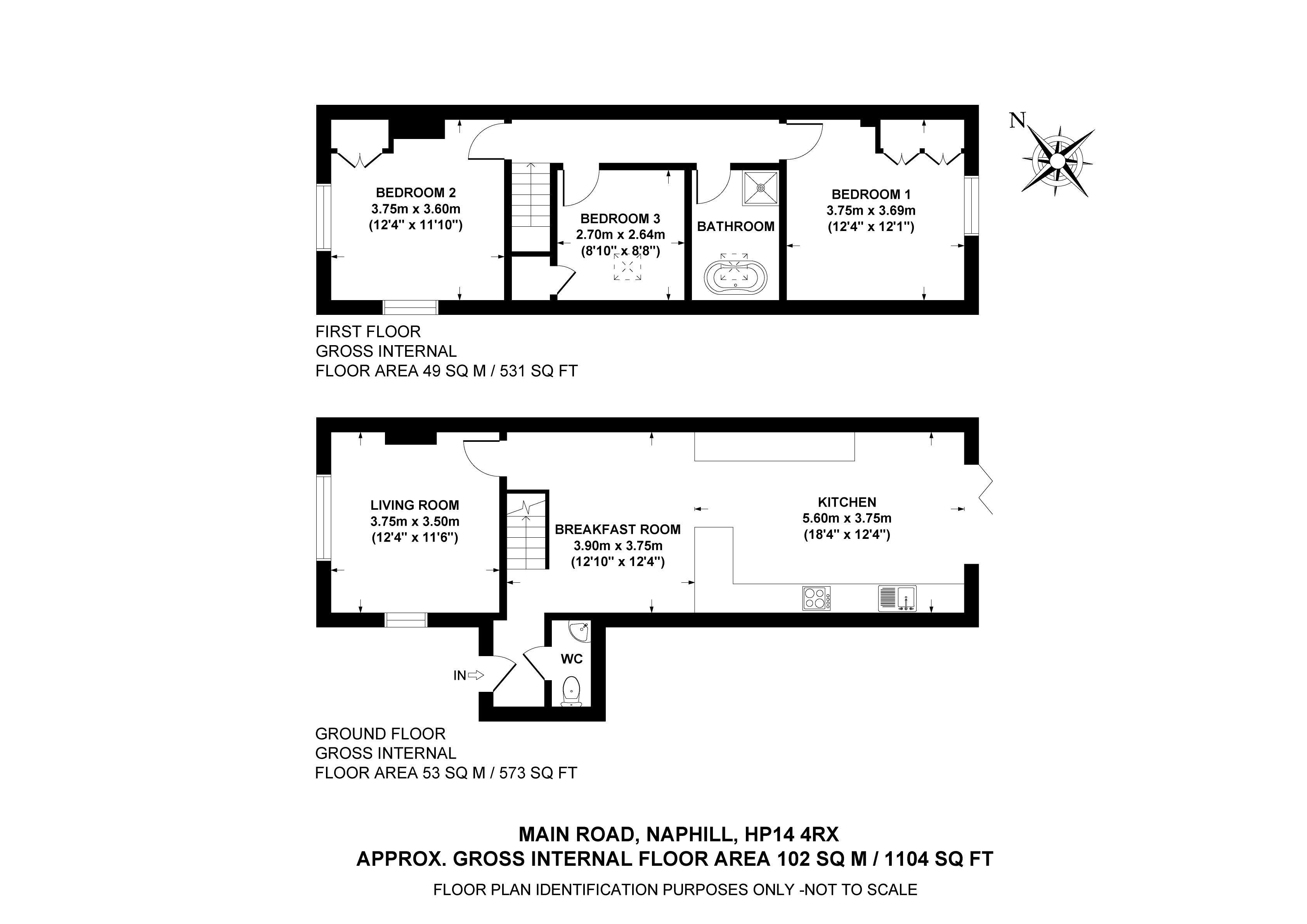 3 Bedrooms Semi-detached house for sale in Main Road, Naphill, High Wycombe HP14