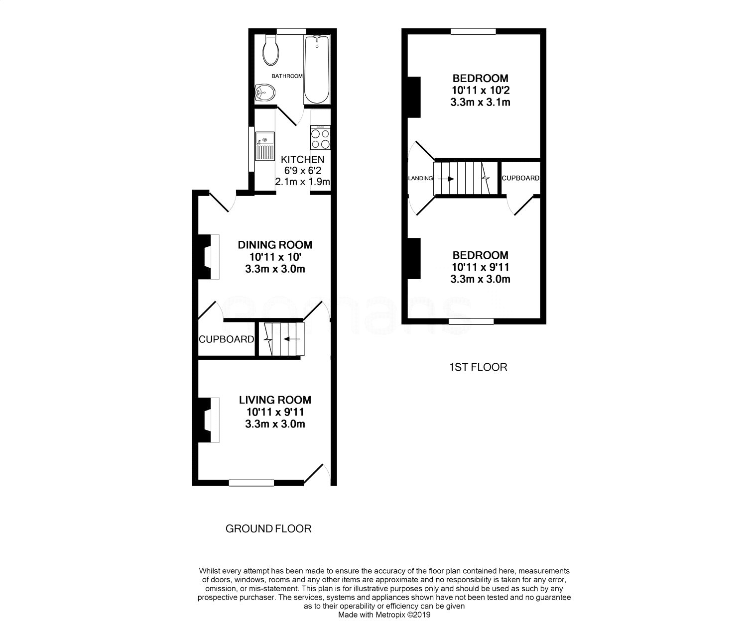 2 Bedrooms Terraced house for sale in Waldeck Street, Reading, Berkshire RG1