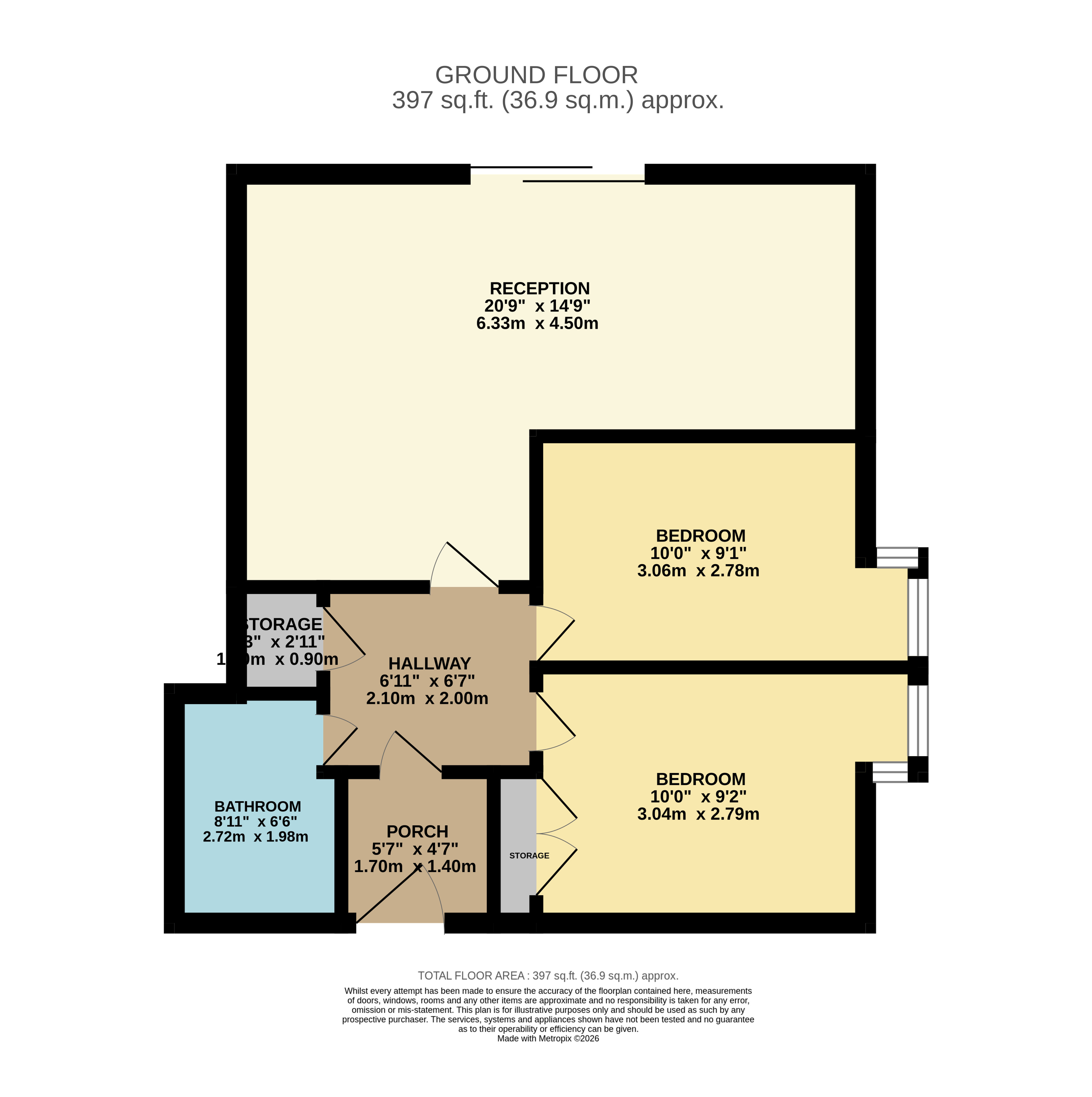 Flat 1, 131, London Road, Hampshire floorplan