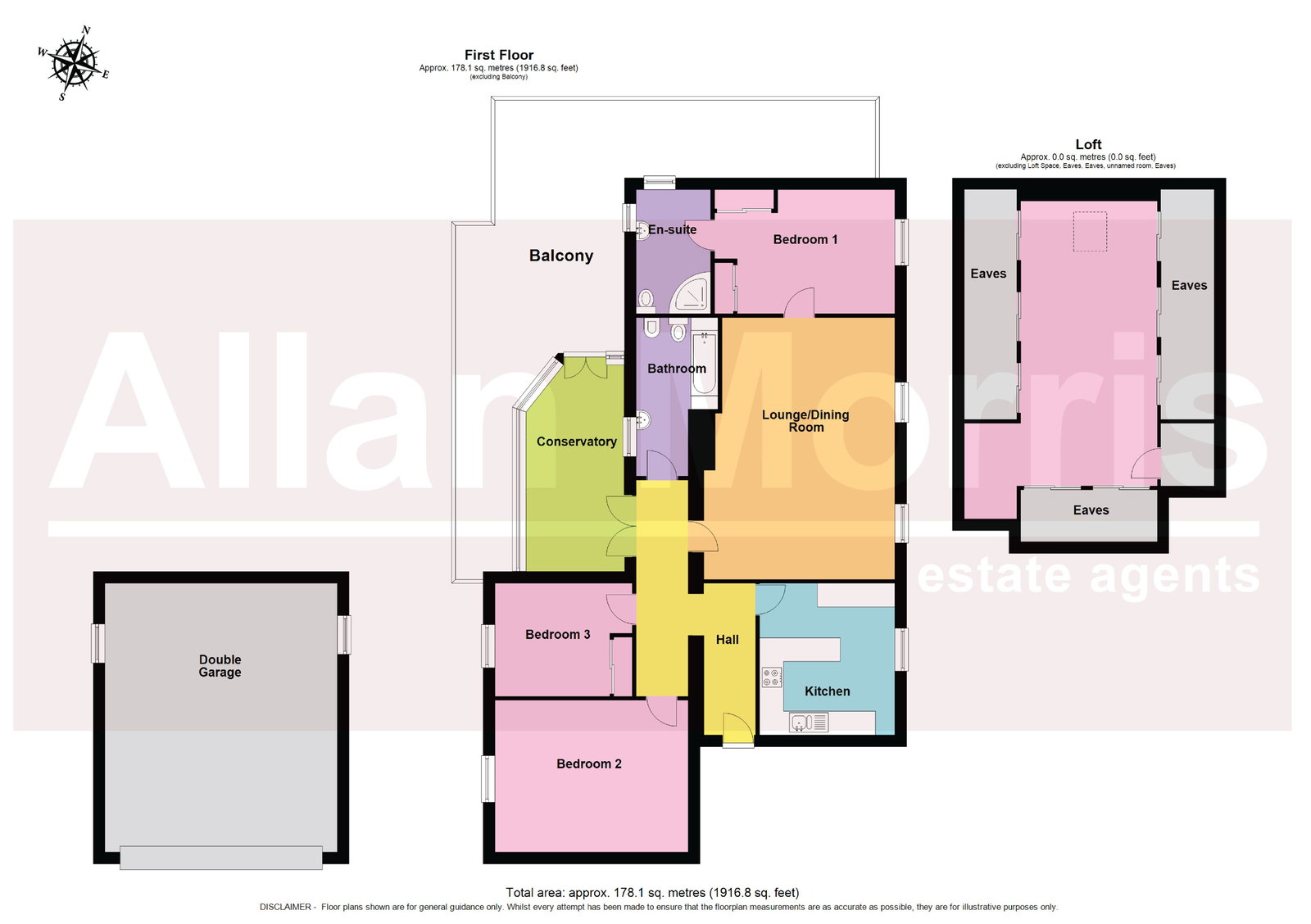 Flat 6, Hawford House, Ombersley Road, Hawford, Worcester.  WR3 7SQ floorplan