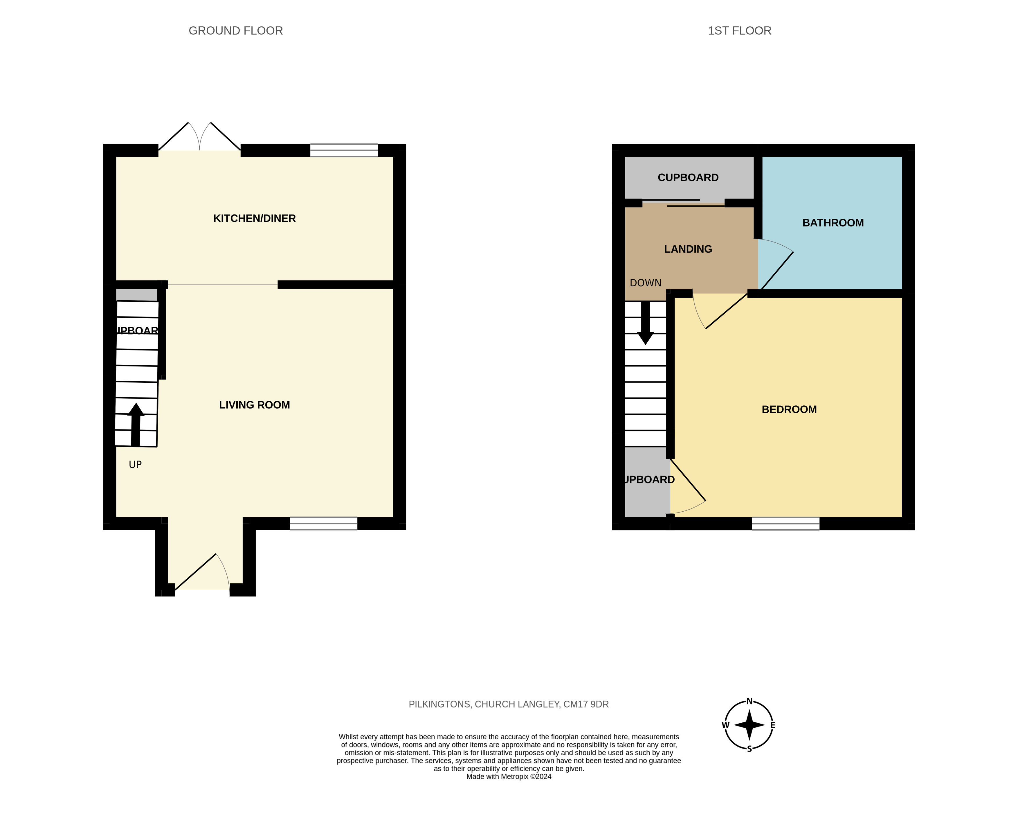 44, Pilkingtons, Essex floorplan