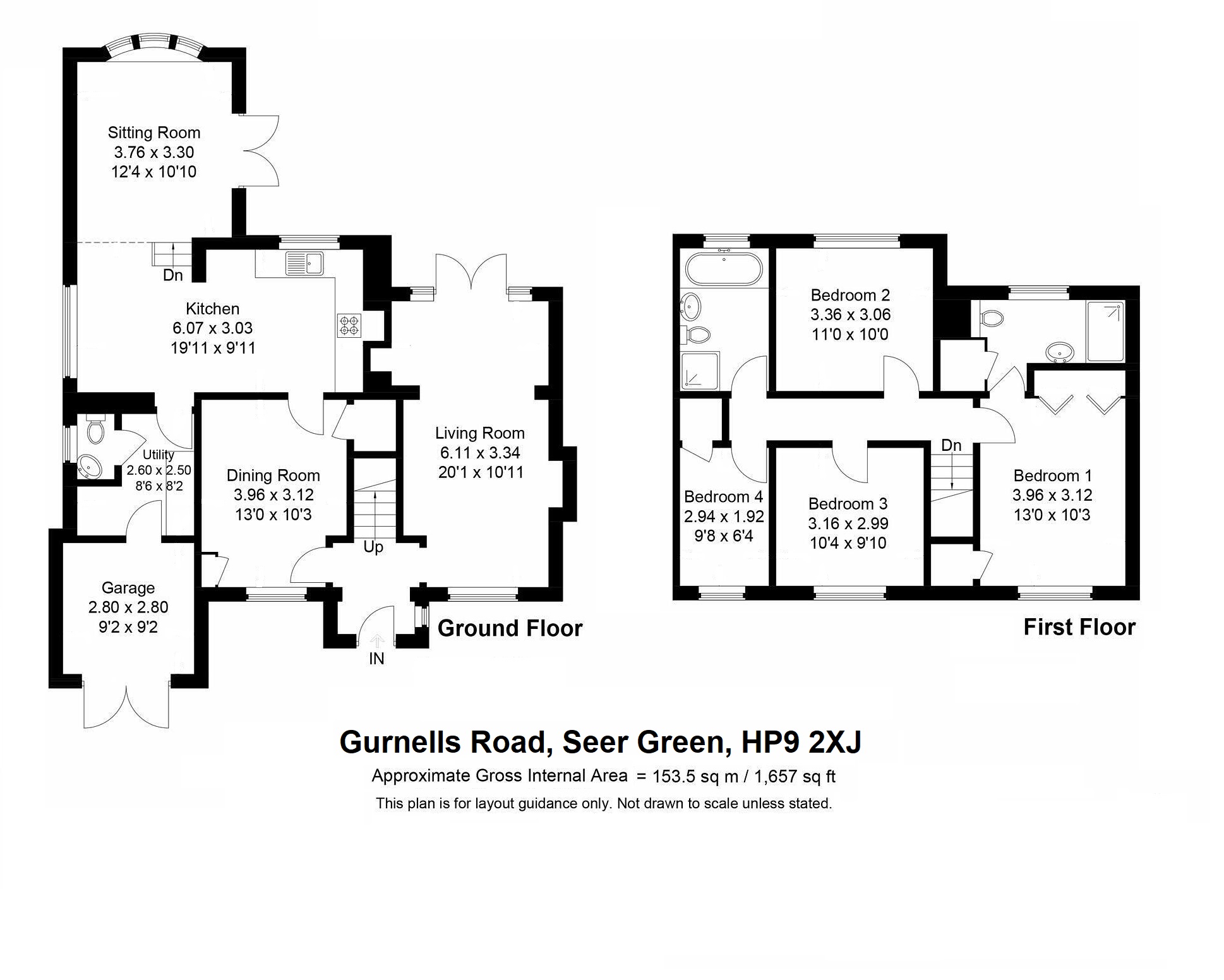 4, Gurnells Road, Seer Green floorplan