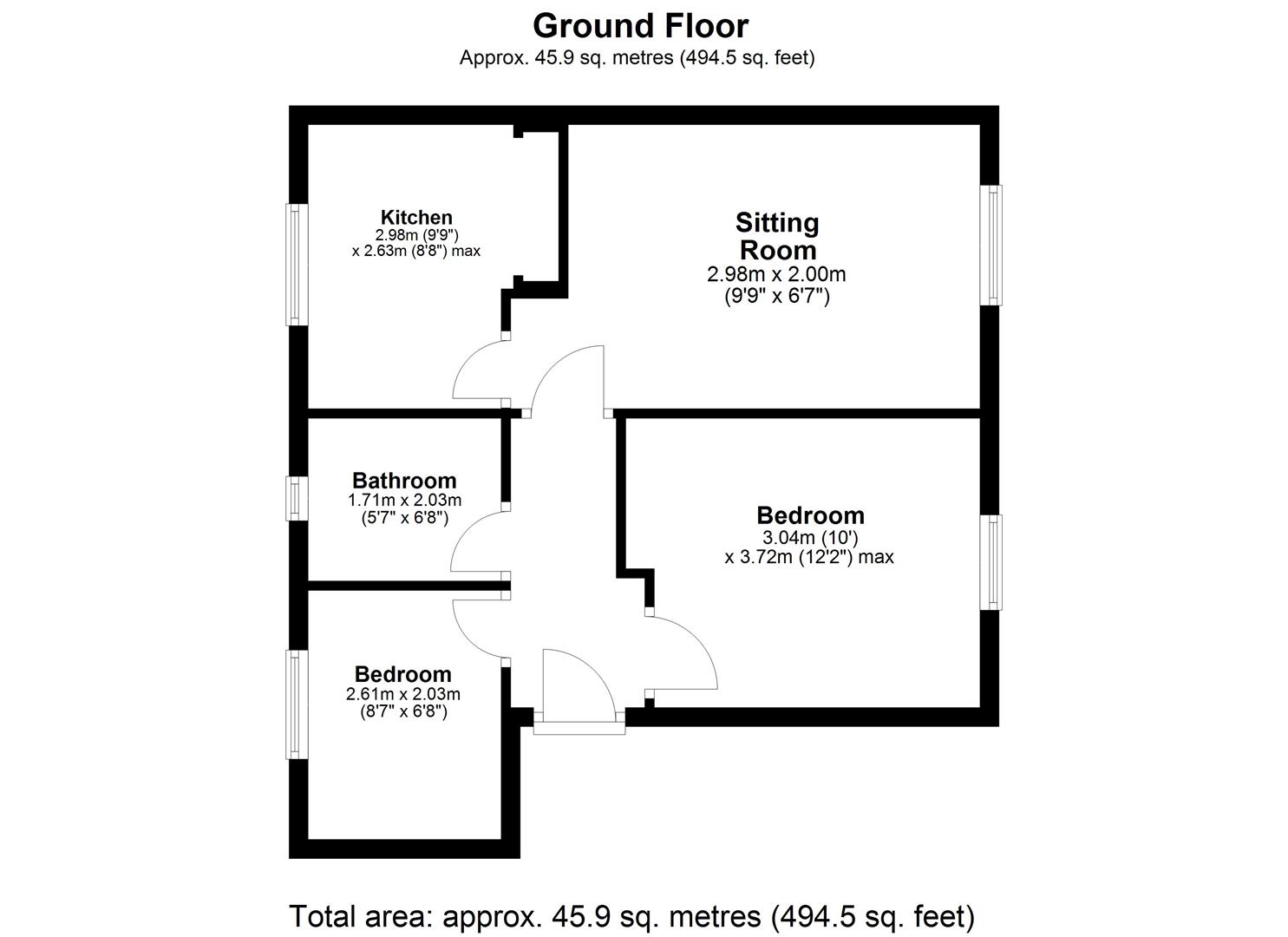 29, Elmer Close, Malmesbury floorplan