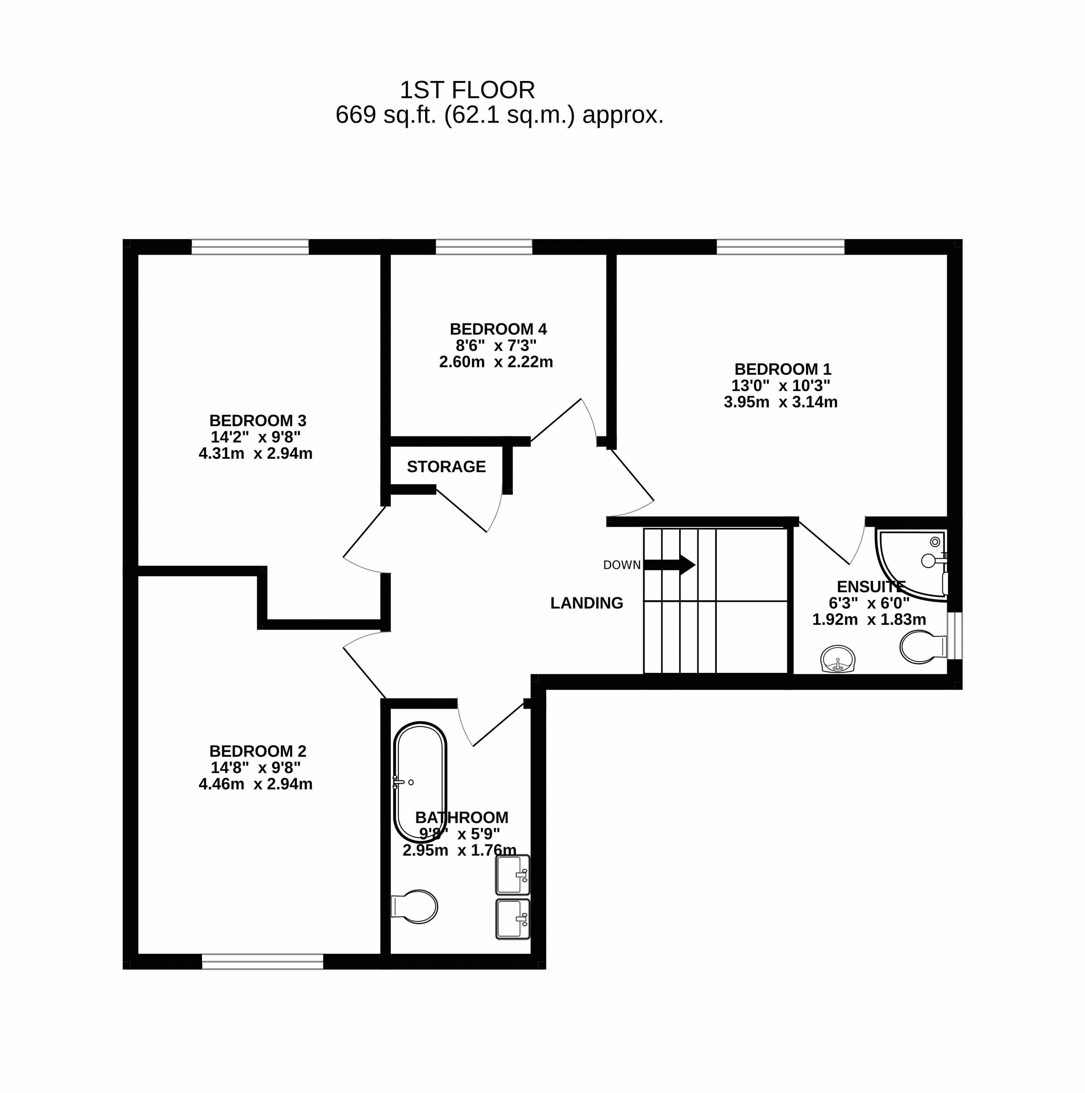 25, Manor Valley, Weston-Super-Mare floorplan
