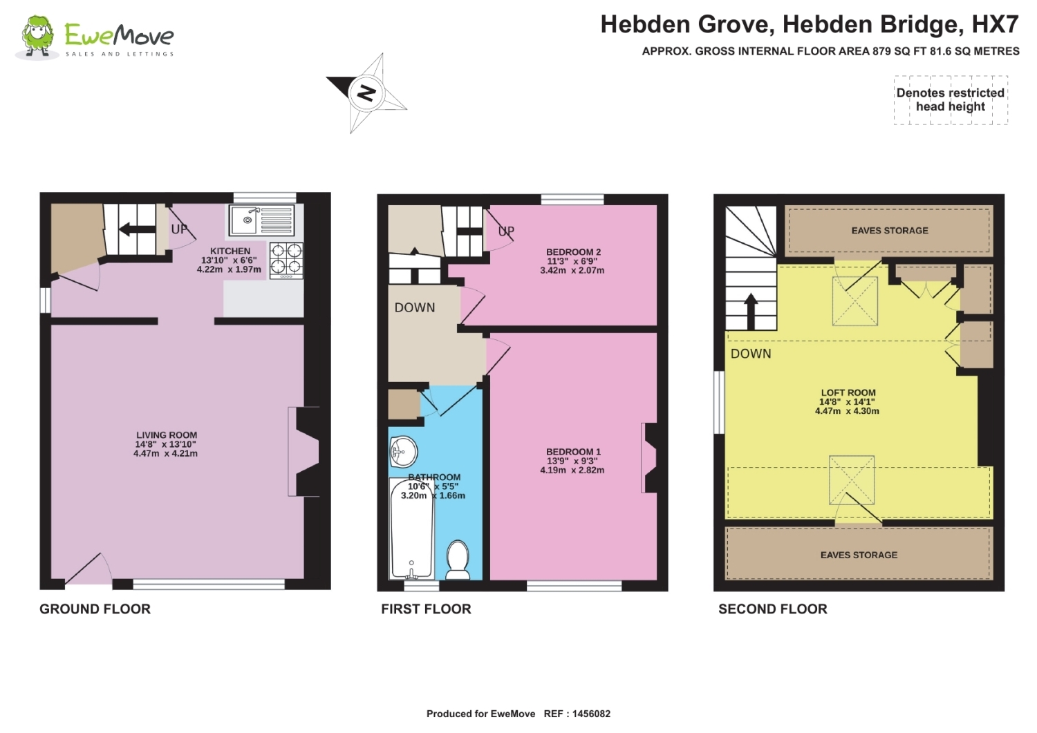 5, HEBDEN GROVE, HEBDEN BRIDGE floorplan