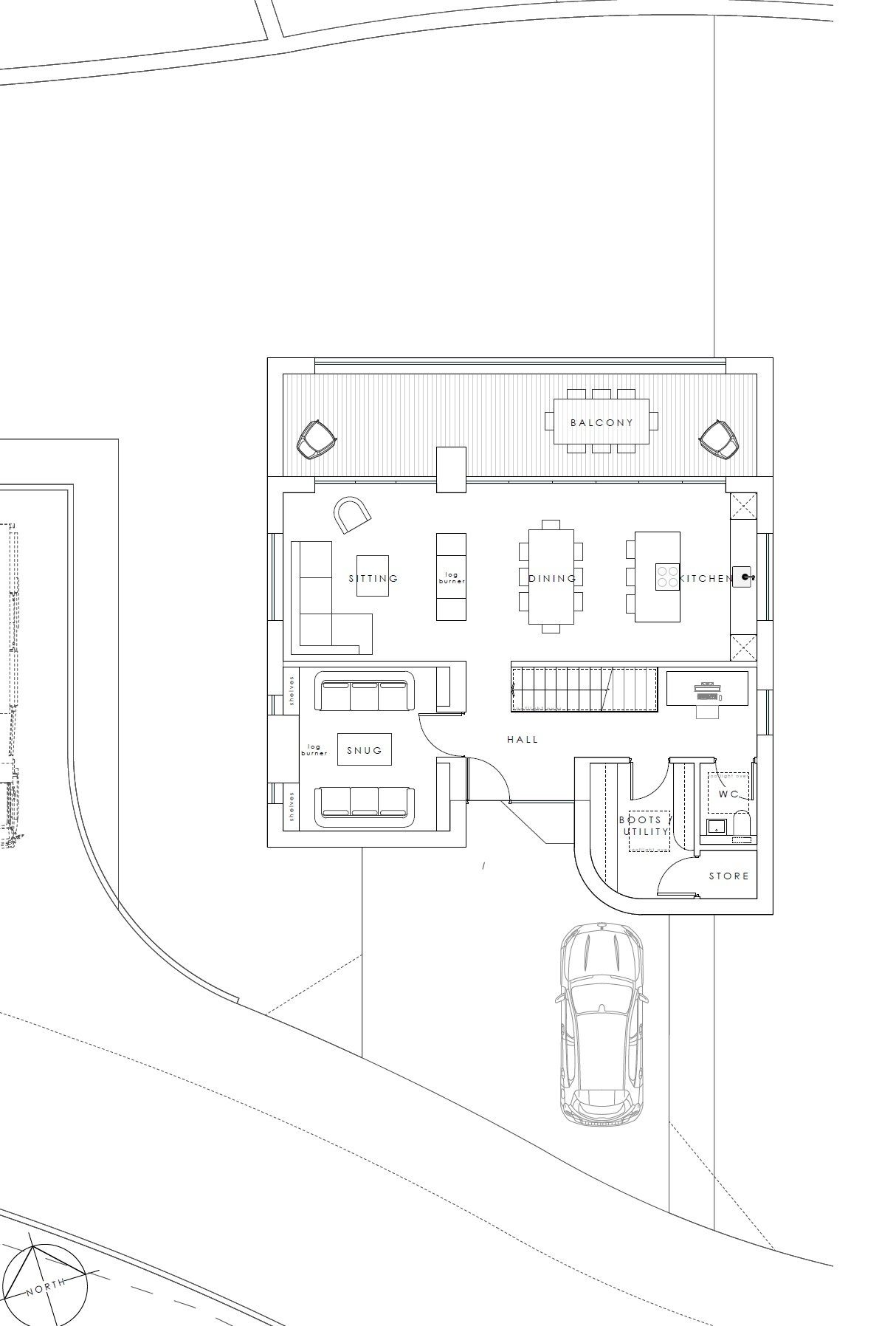 New Development, Gwastad Lane, Aberystwyth floorplan