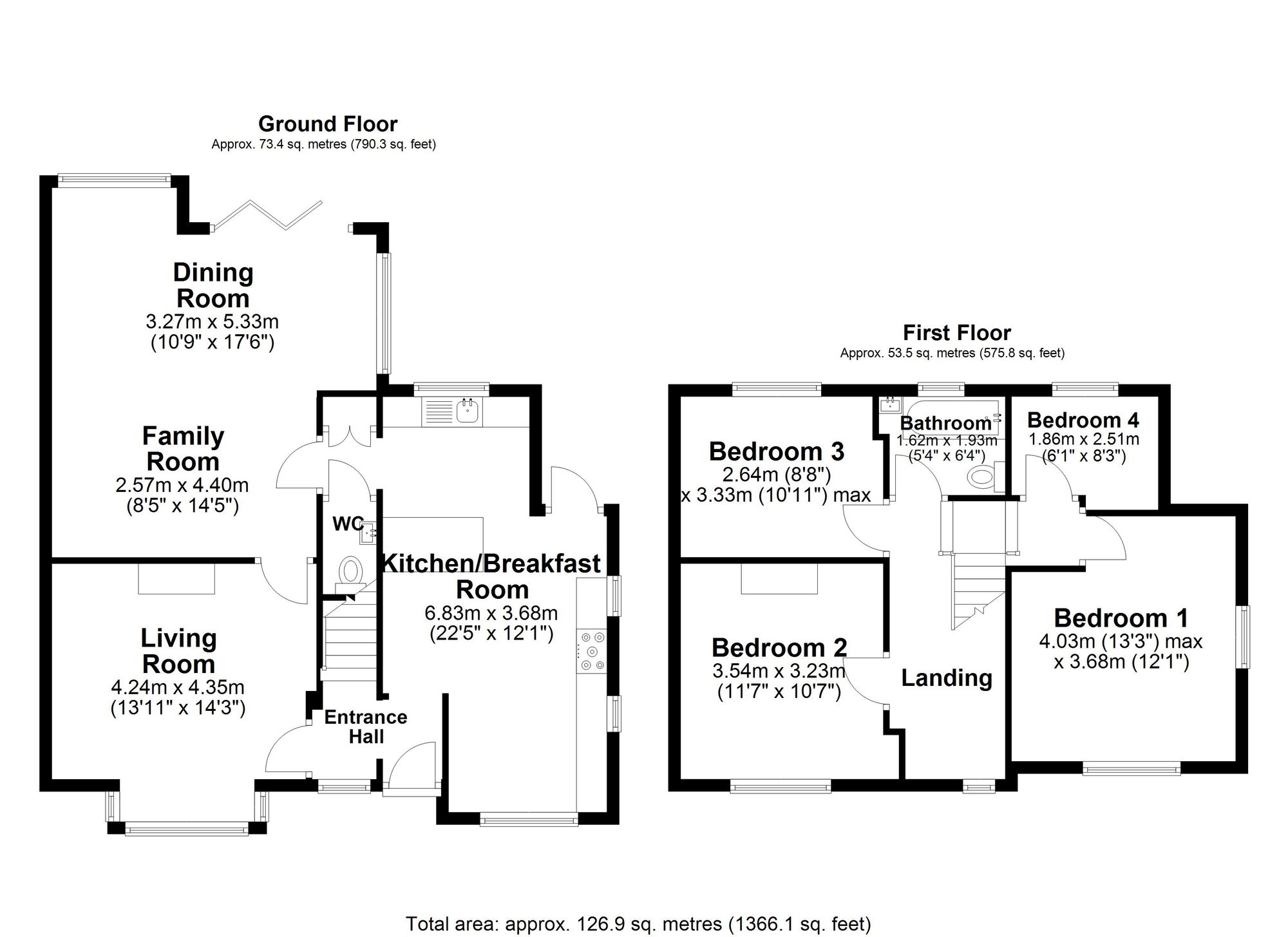 27 Cuerdon Drive, Warrington floorplan