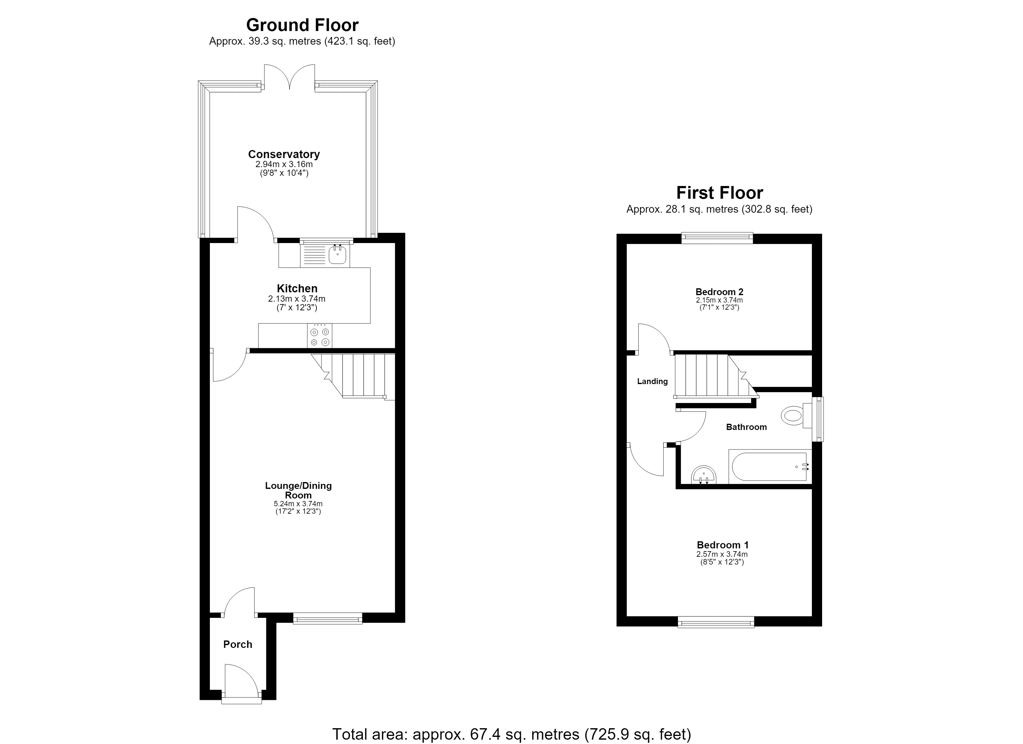 37, Robins Hill, Milton Keynes floorplan