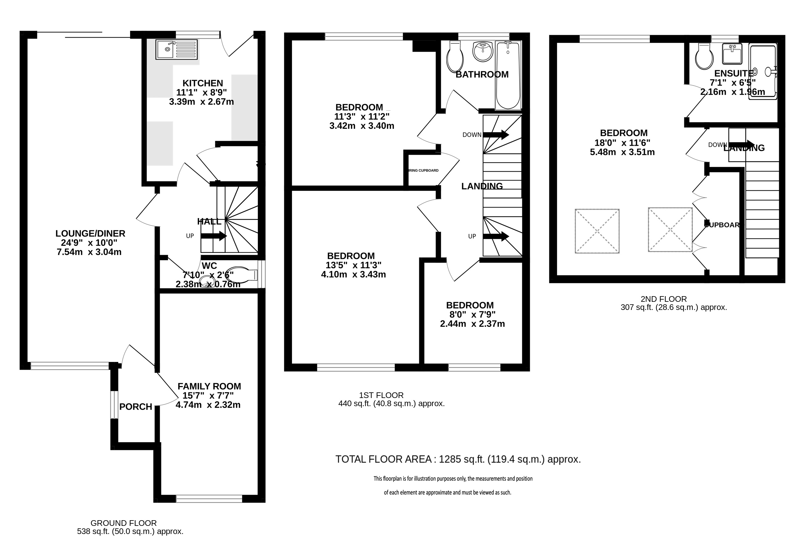 65, Broadstone Road, Hertfordshire floorplan
