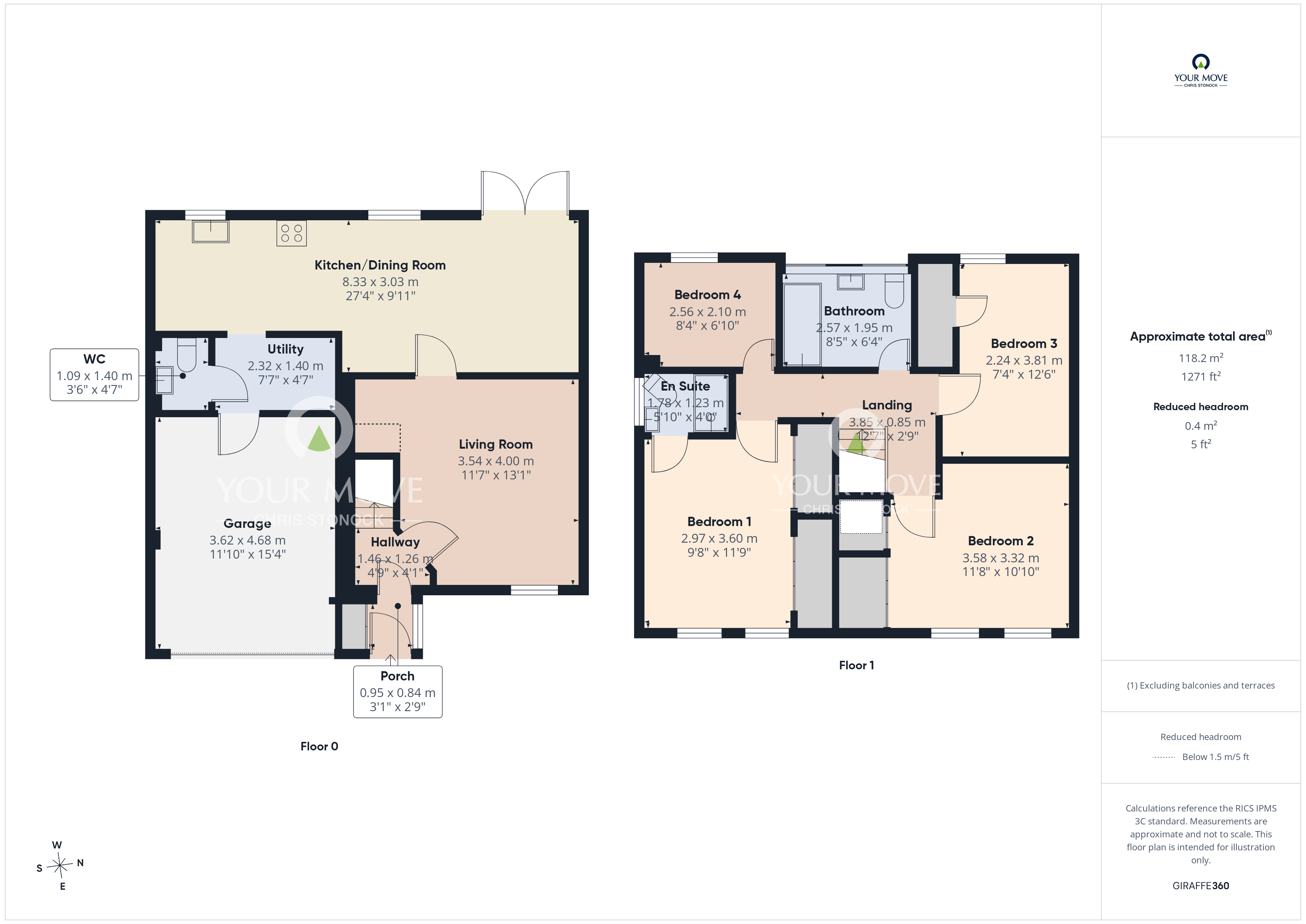 20, Nedderton Close, Tyne and Wear floorplan