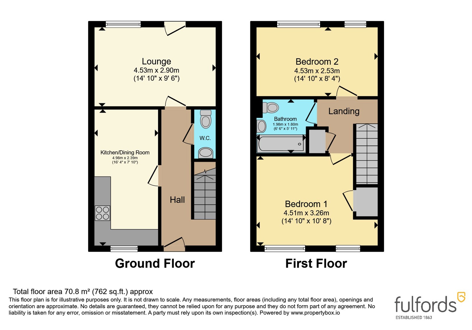 55, Orchard Grove, Devon floorplan