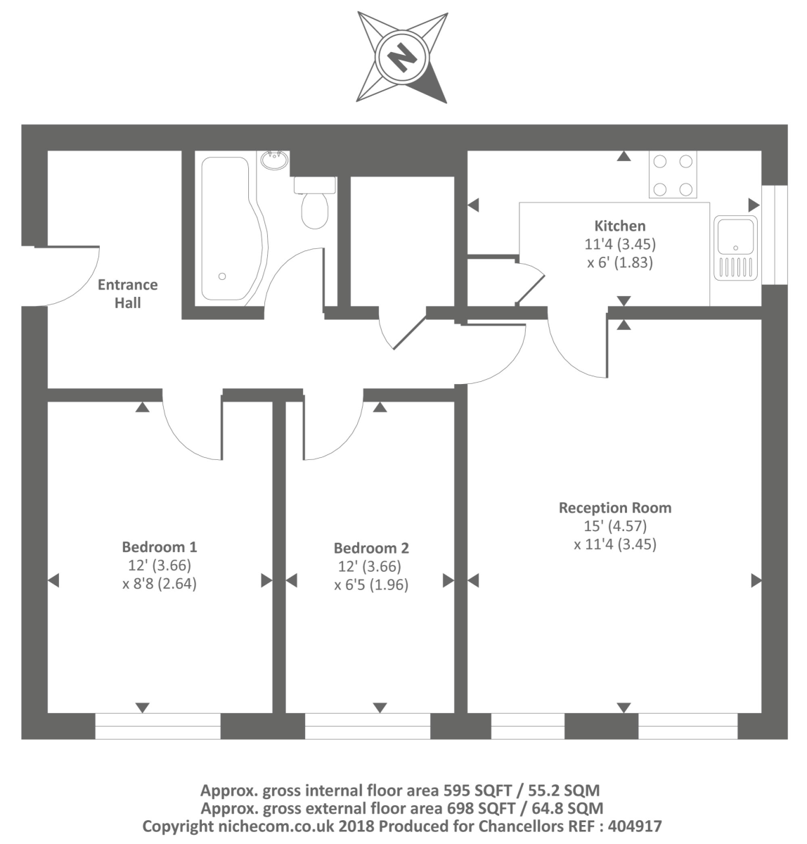 2 Bedrooms Flat for sale in Wokingham, Berkshire RG41