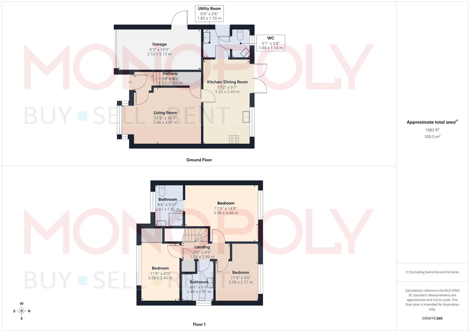 26, Hero's Place, Northop Hall floorplan