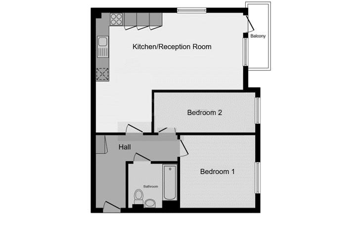 Eastcote Lane, Harrow floorplan
