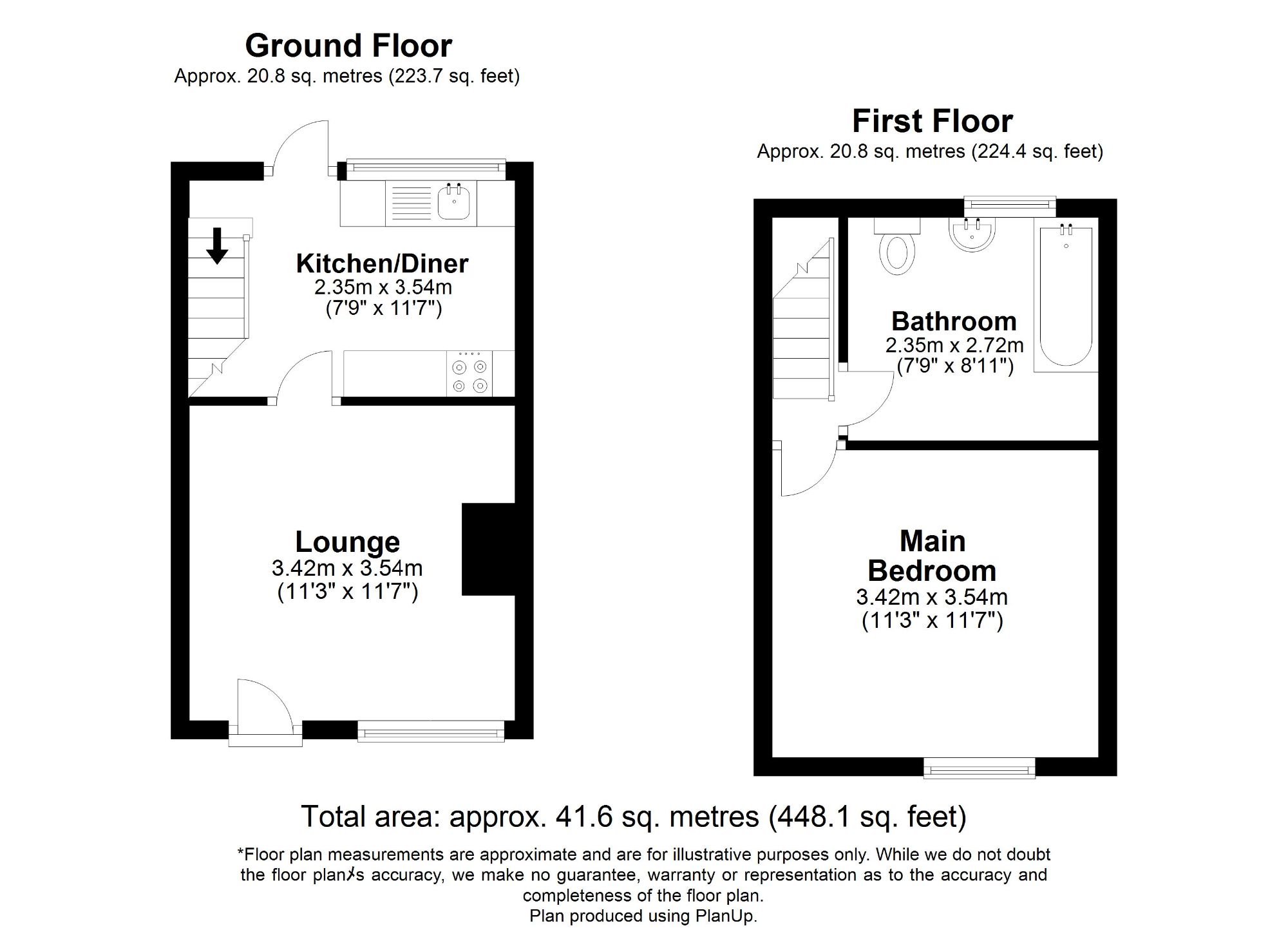 77 London Road, Leicester floorplan