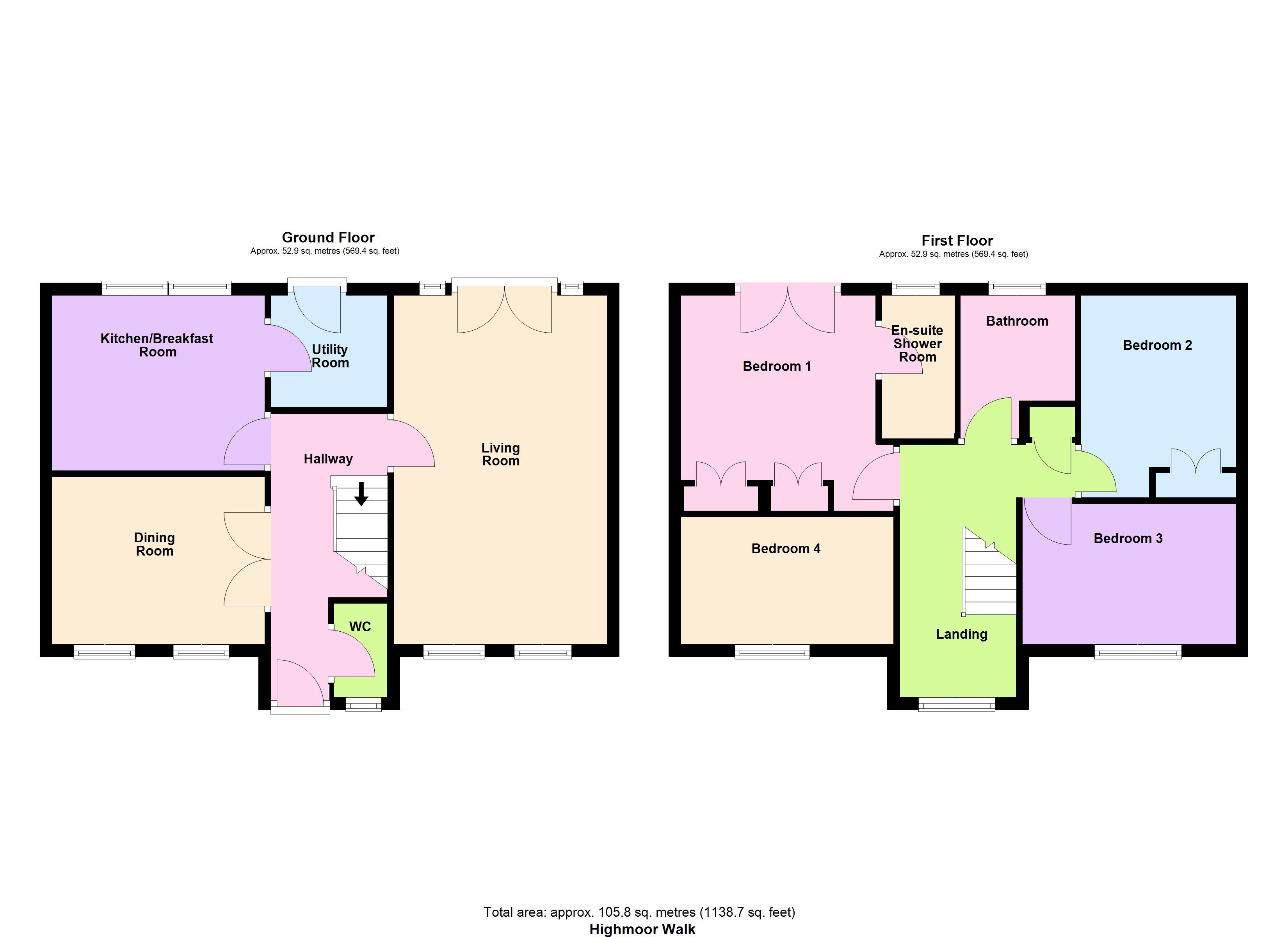 4, Highmoor Walk, Baildon floorplan