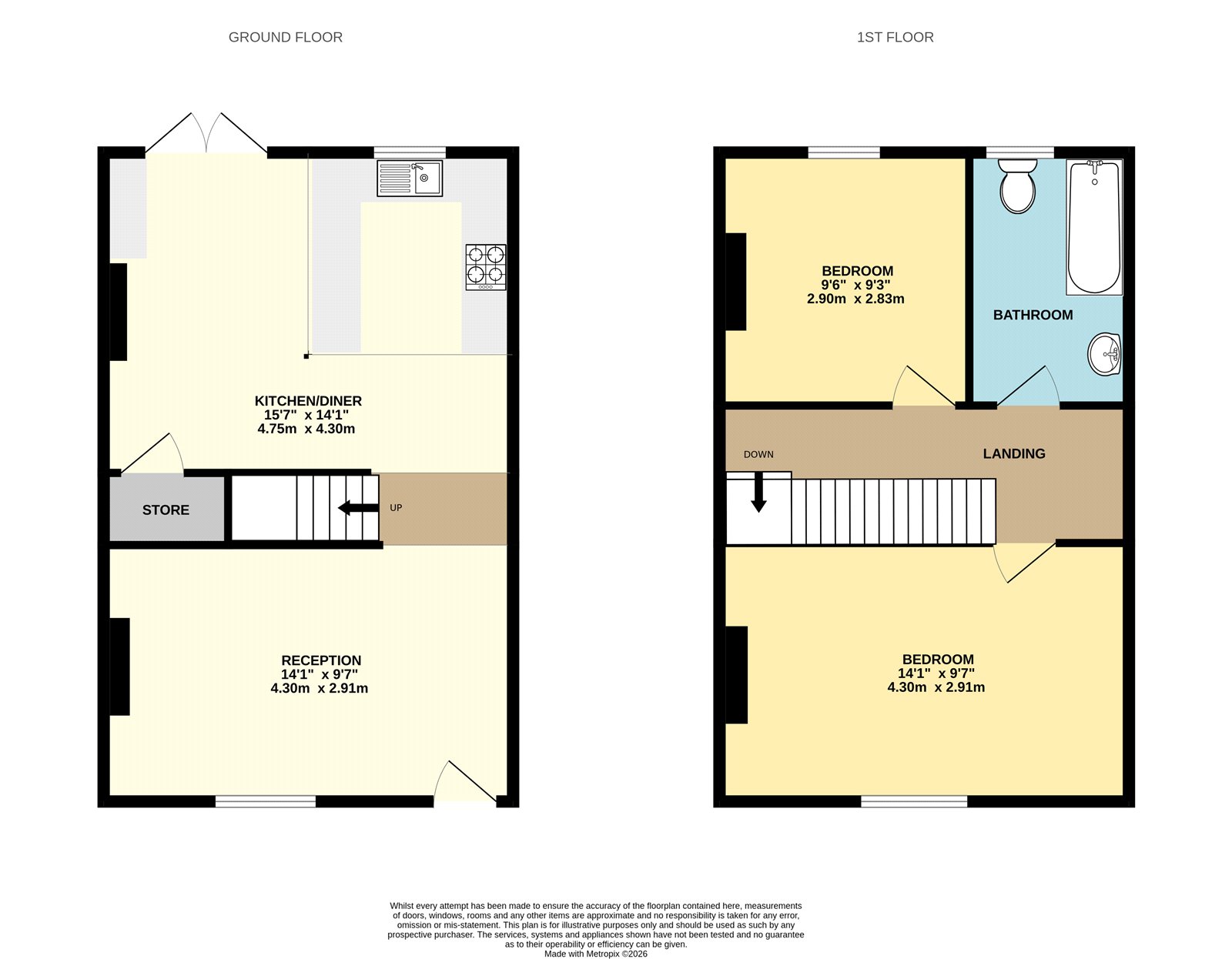 13, Herbert Crescent, Bristol floorplan
