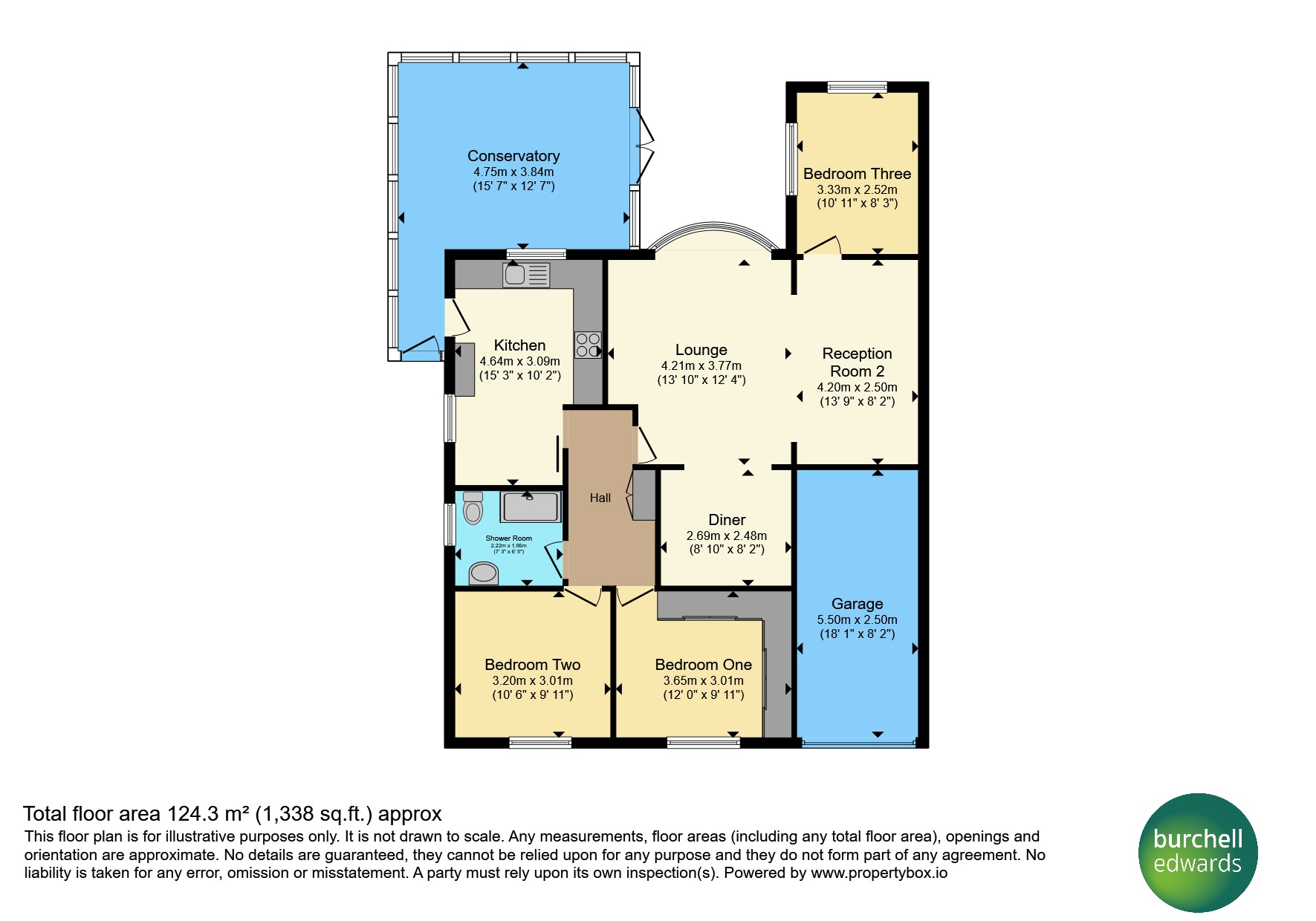 37, Commons Close, Nottingham floorplan