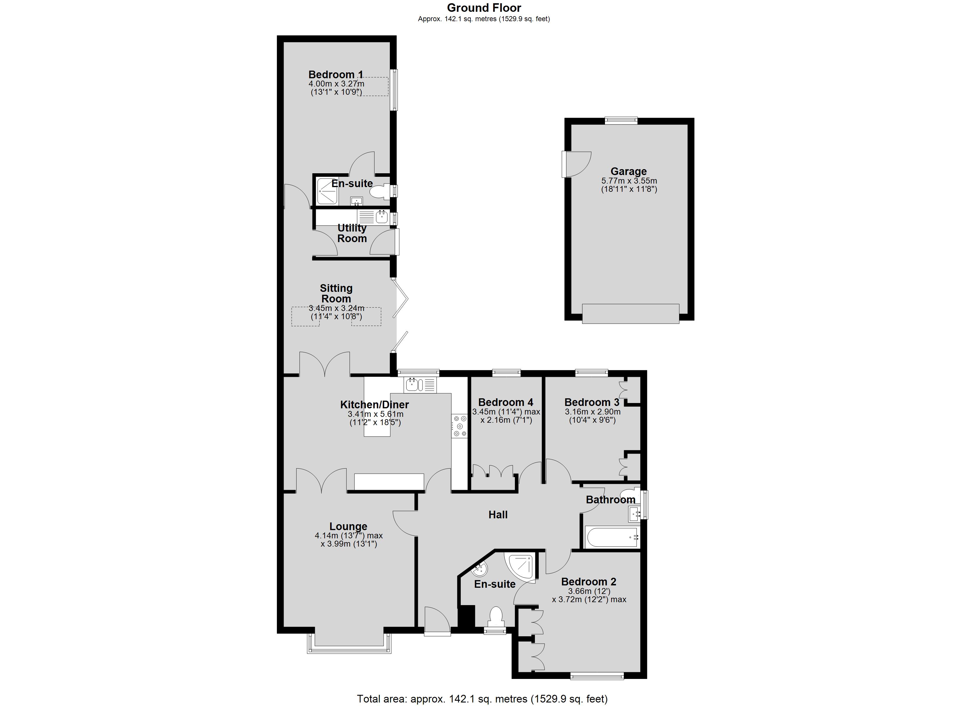 1, Doncaster Gardens, Lincoln floorplan