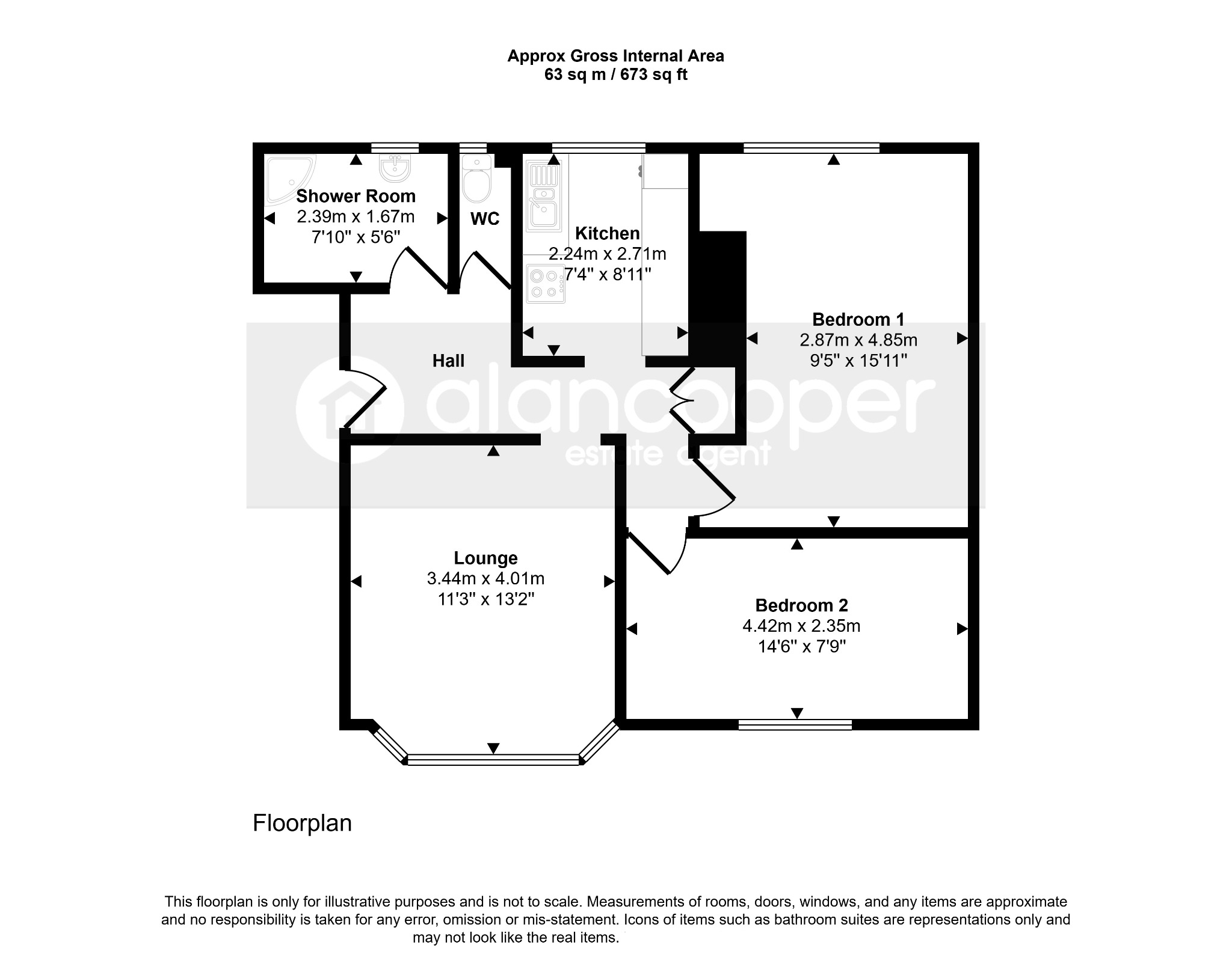 60 New Street, Bulkington, Warwickshire floorplan