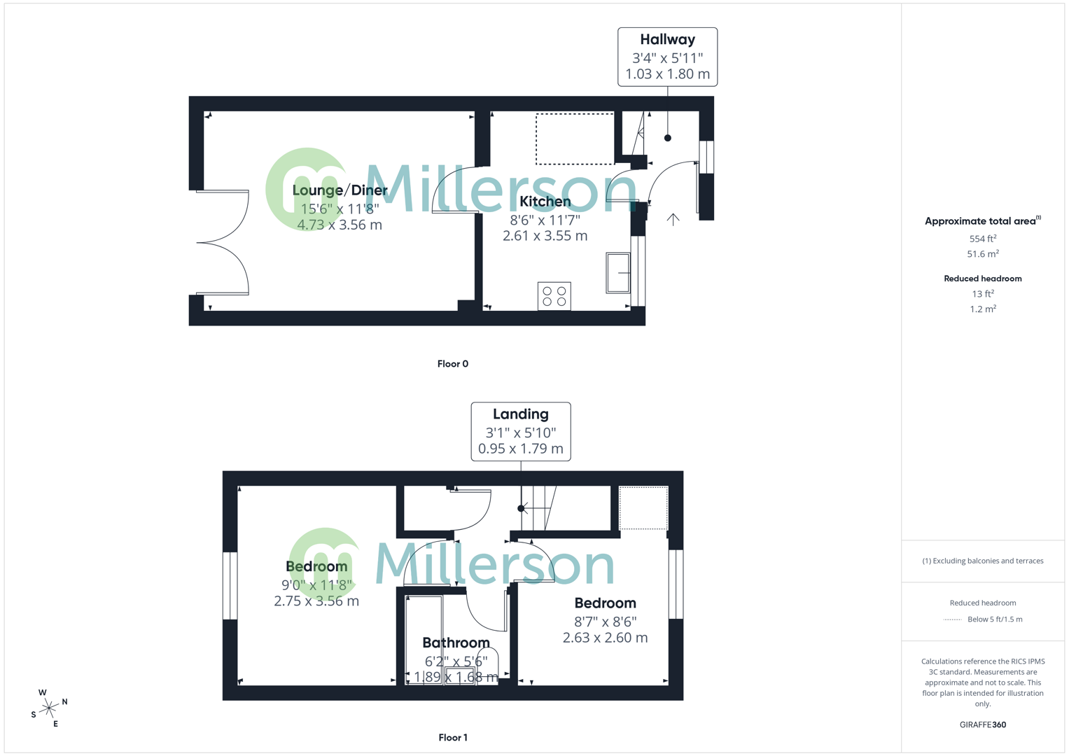 6, Arundel Court, Hayle floorplan