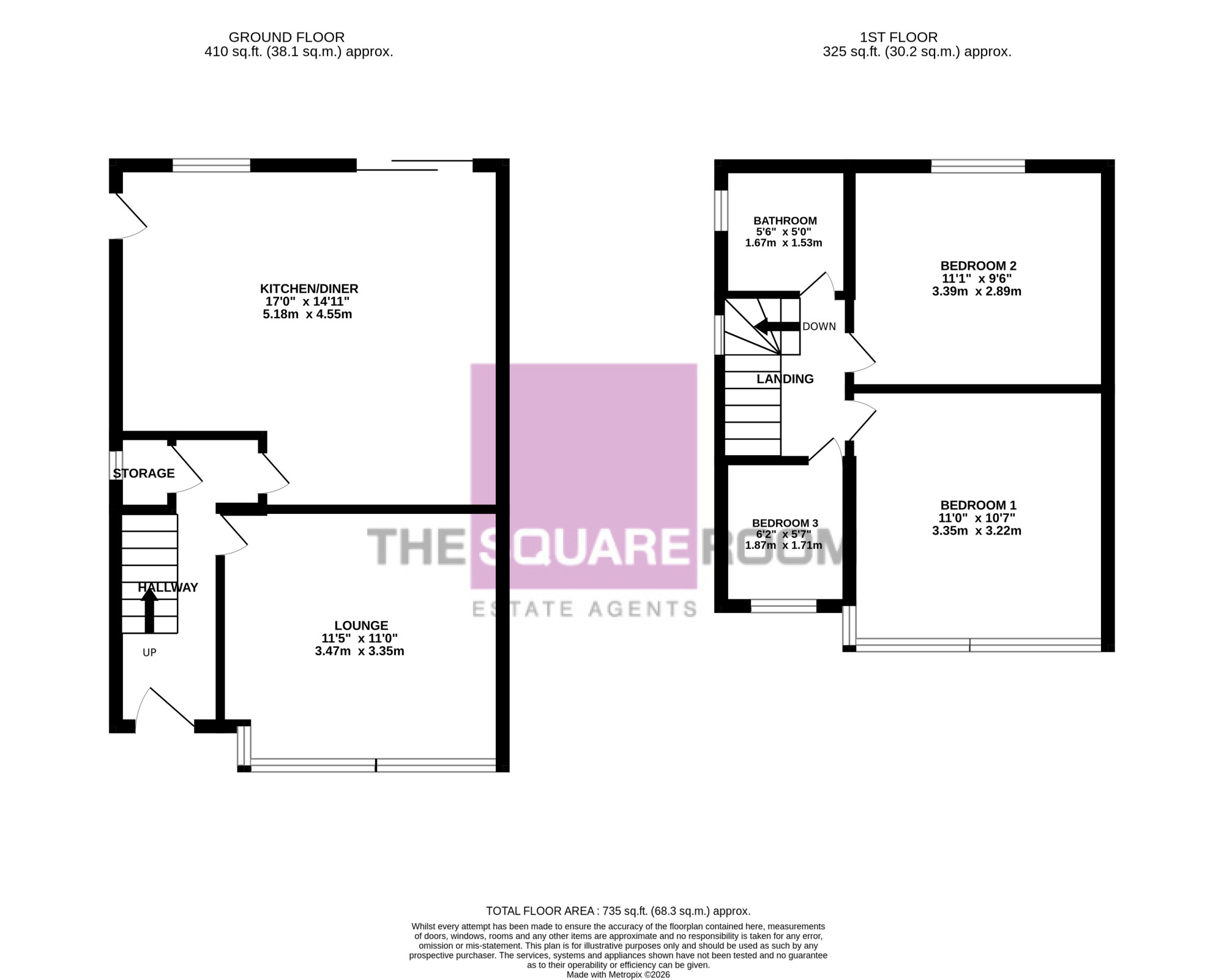 9, Buckley Crescent, Cleveleys floorplan