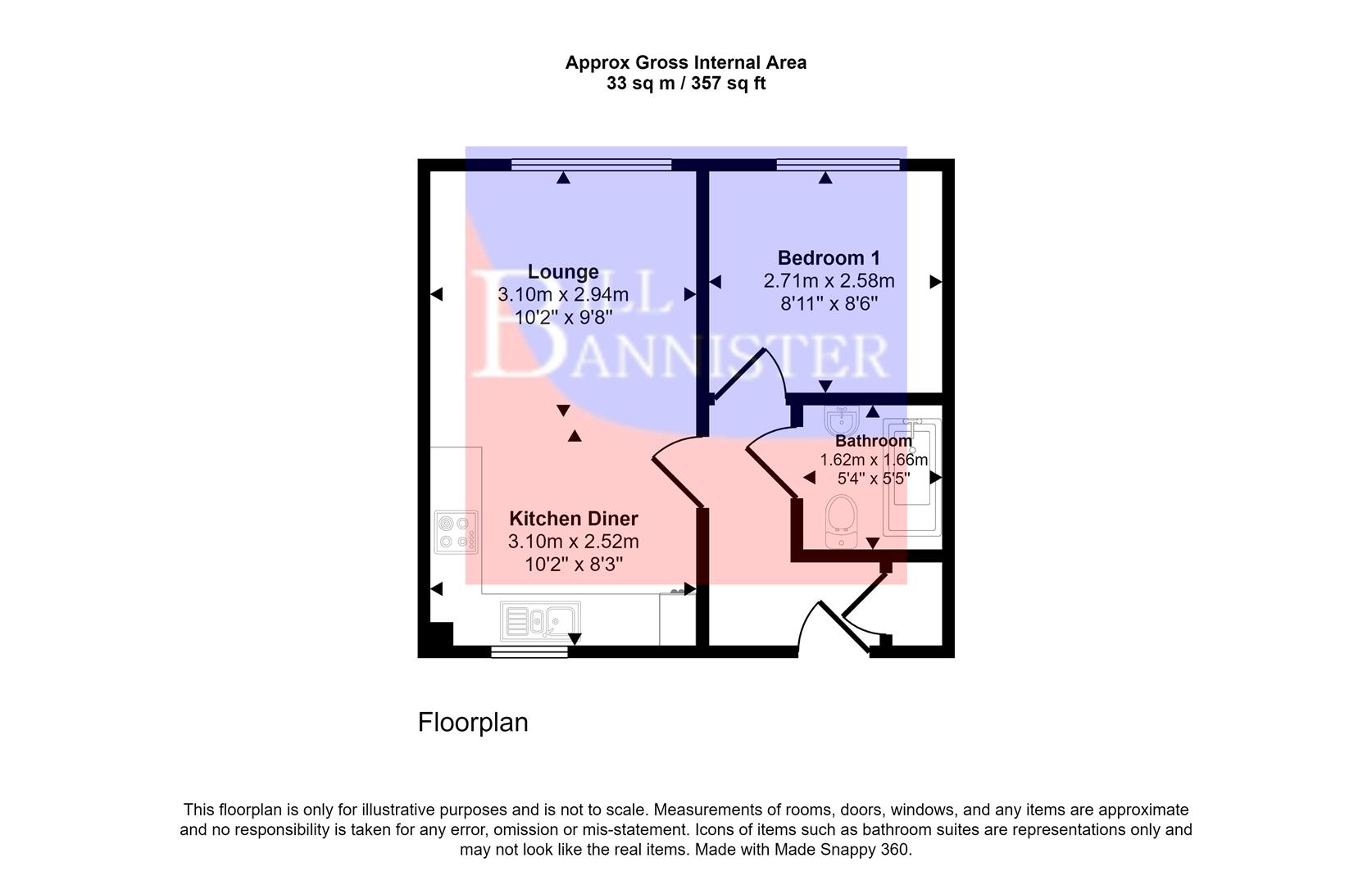 East Hill, Tuckingmill, Camborne TR14, 1 bedroom flat to rent