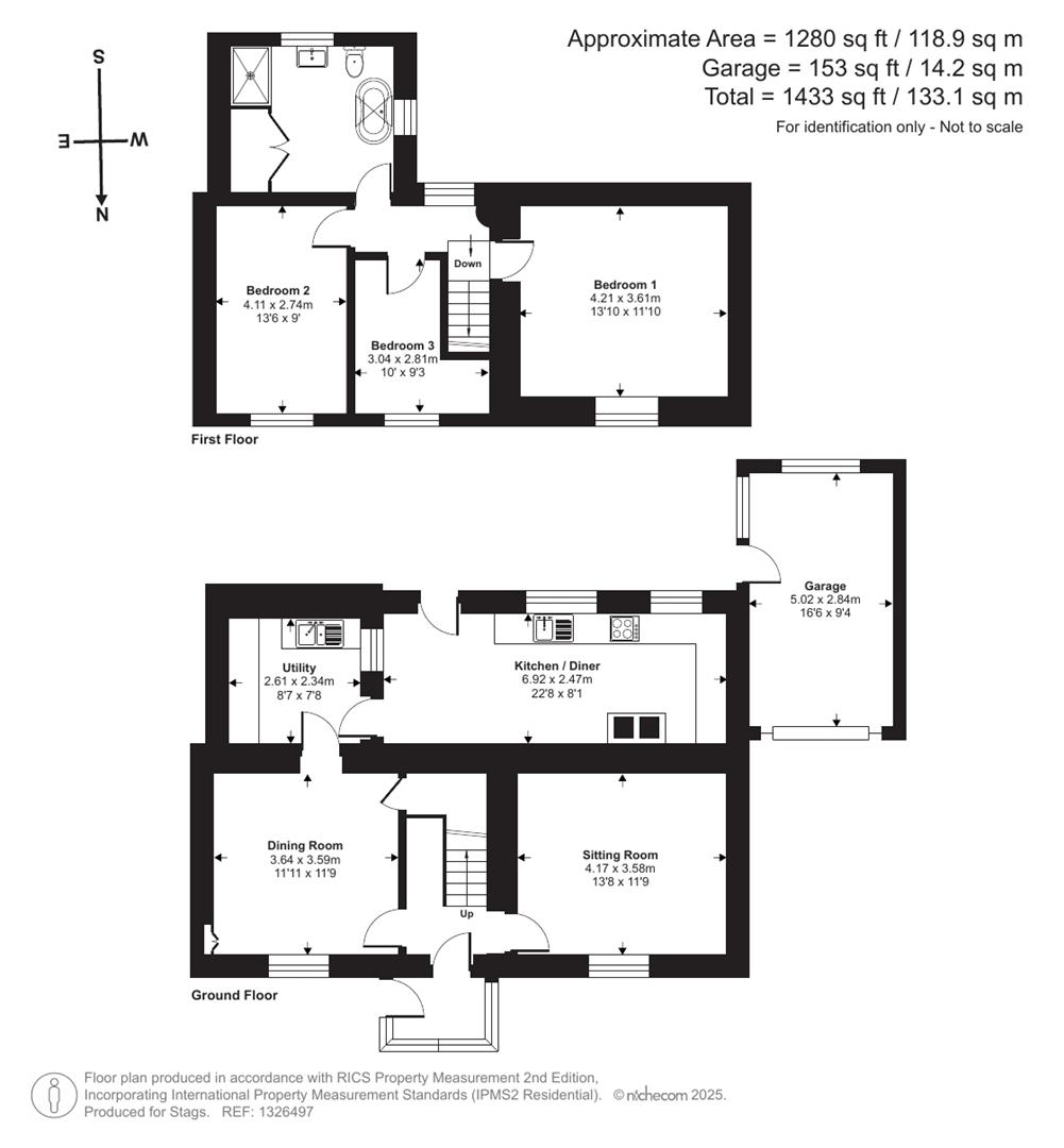 West View, Looe floorplan