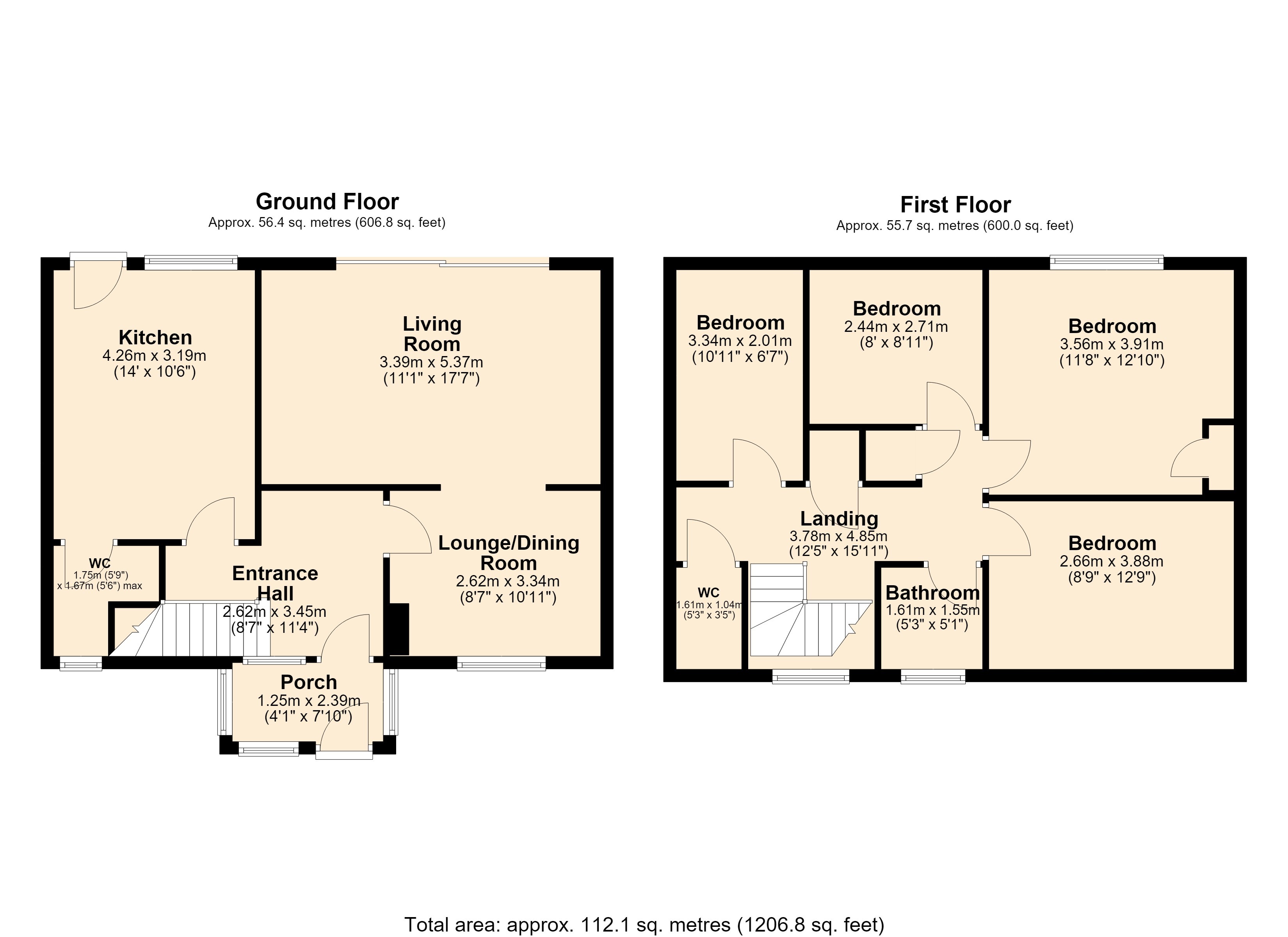 7, Birbeck Walk, Kirkby floorplan