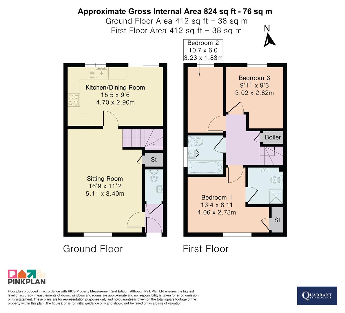 50, Hampden Square, Bicester floorplan