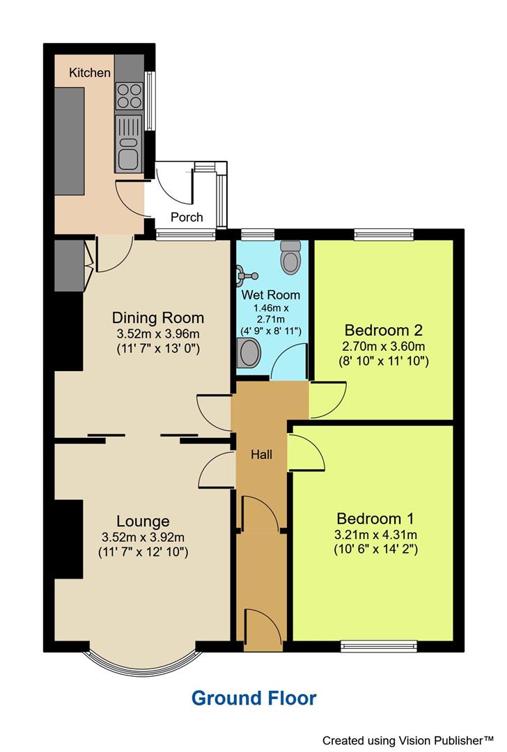 25, Hawes Drive, Bradford floorplan