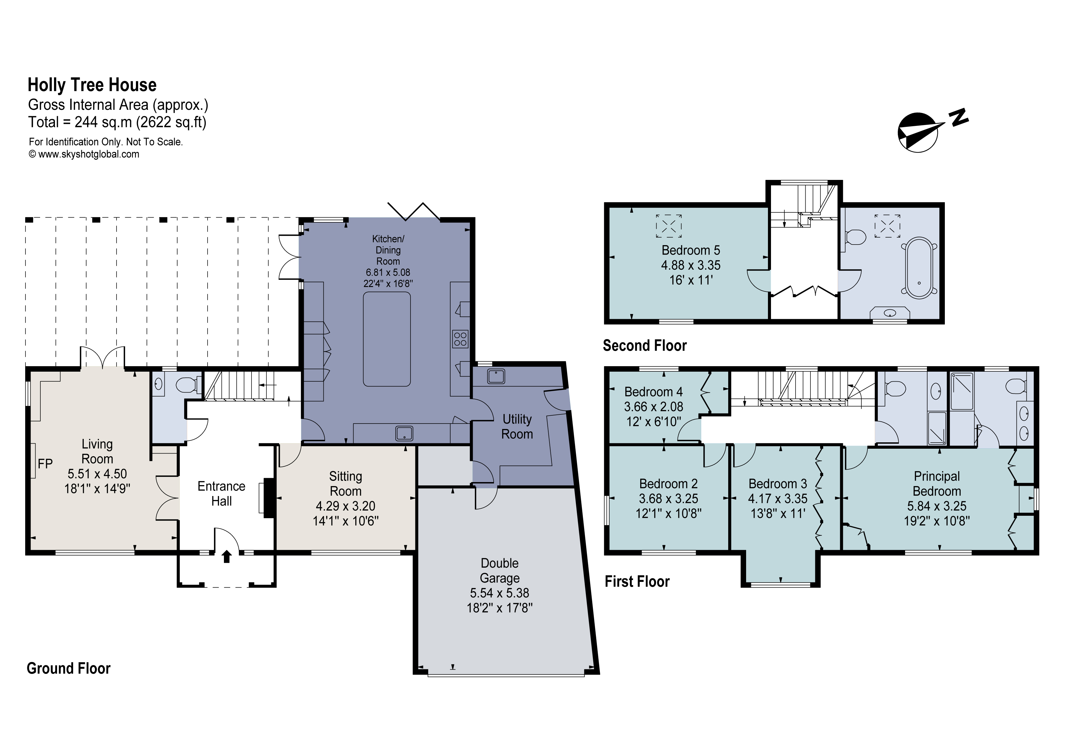 Holly Tree House,, Blighton Lane, Farnham floorplan