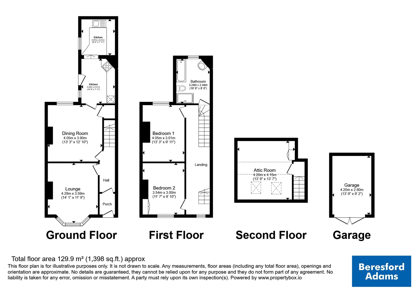 2 Laurel Villas,, Main Road, Holywell floorplan